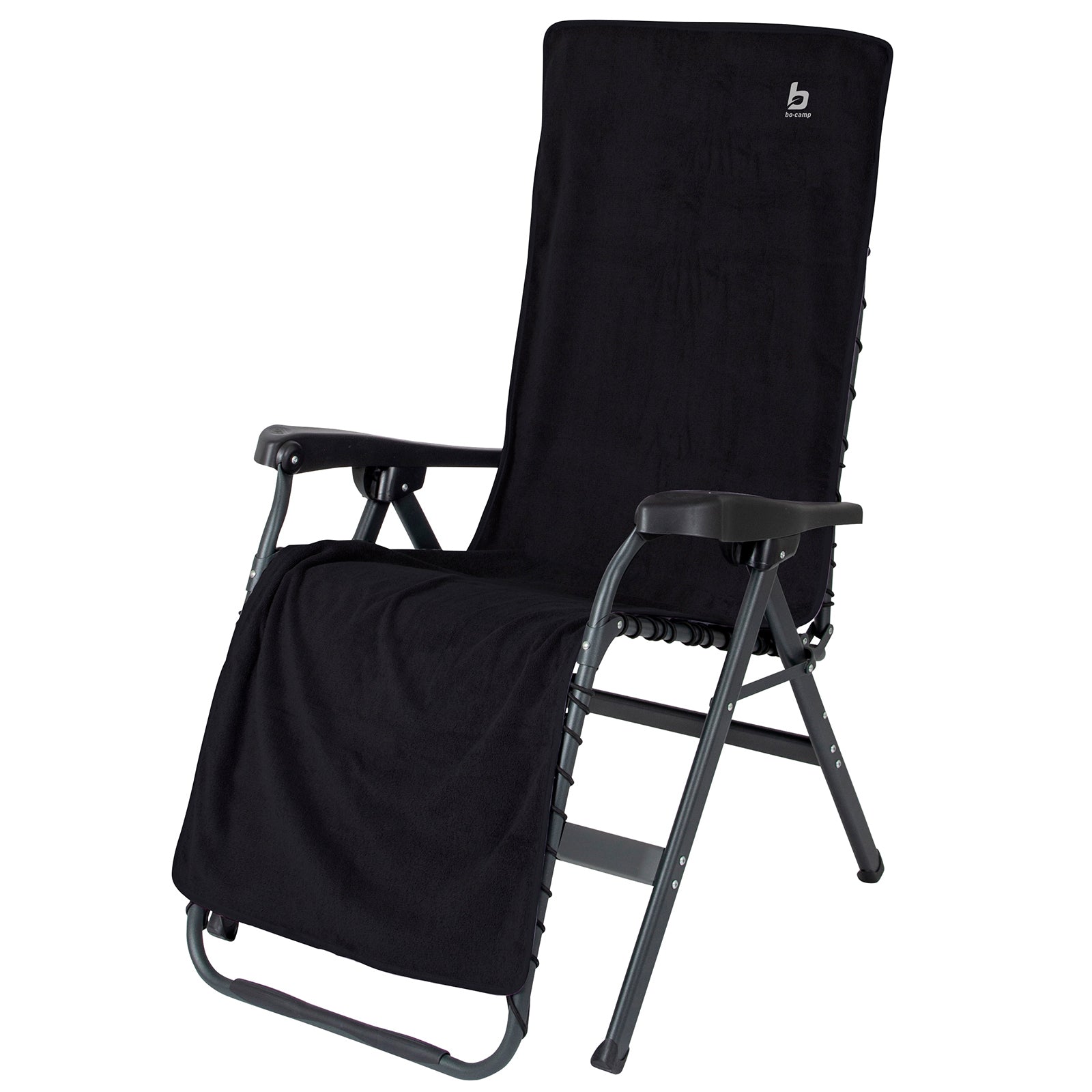 Coussin de siège en tissu éponge BO-CAMP, housse de coussin à dossier haut, chaise pliante de camping de jardin