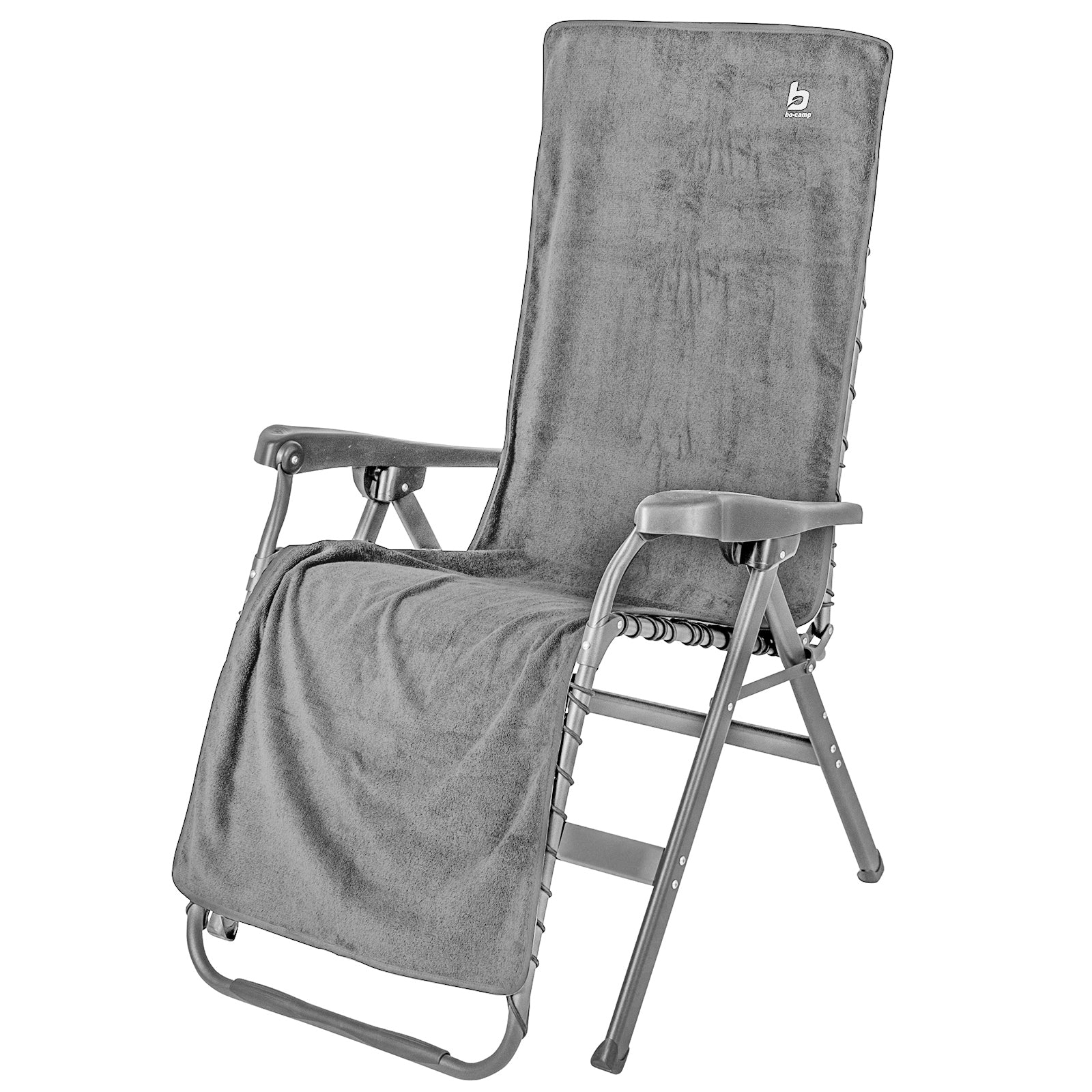 Coussin de siège en tissu éponge BO-CAMP, housse de coussin à dossier haut, chaise pliante de camping de jardin
