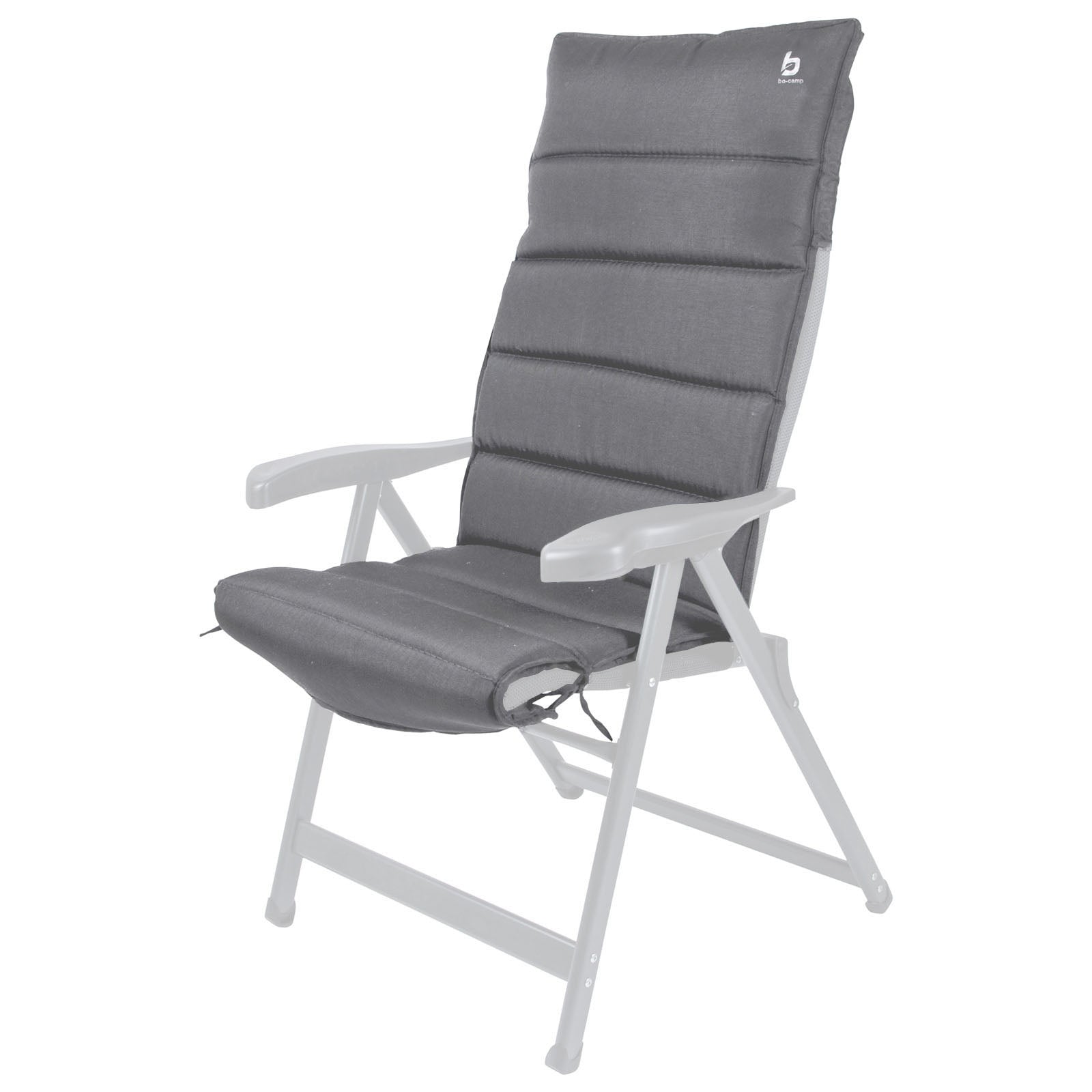 BO-CAMP upholstered seat cushion high back cushion cover garden camping folding chair