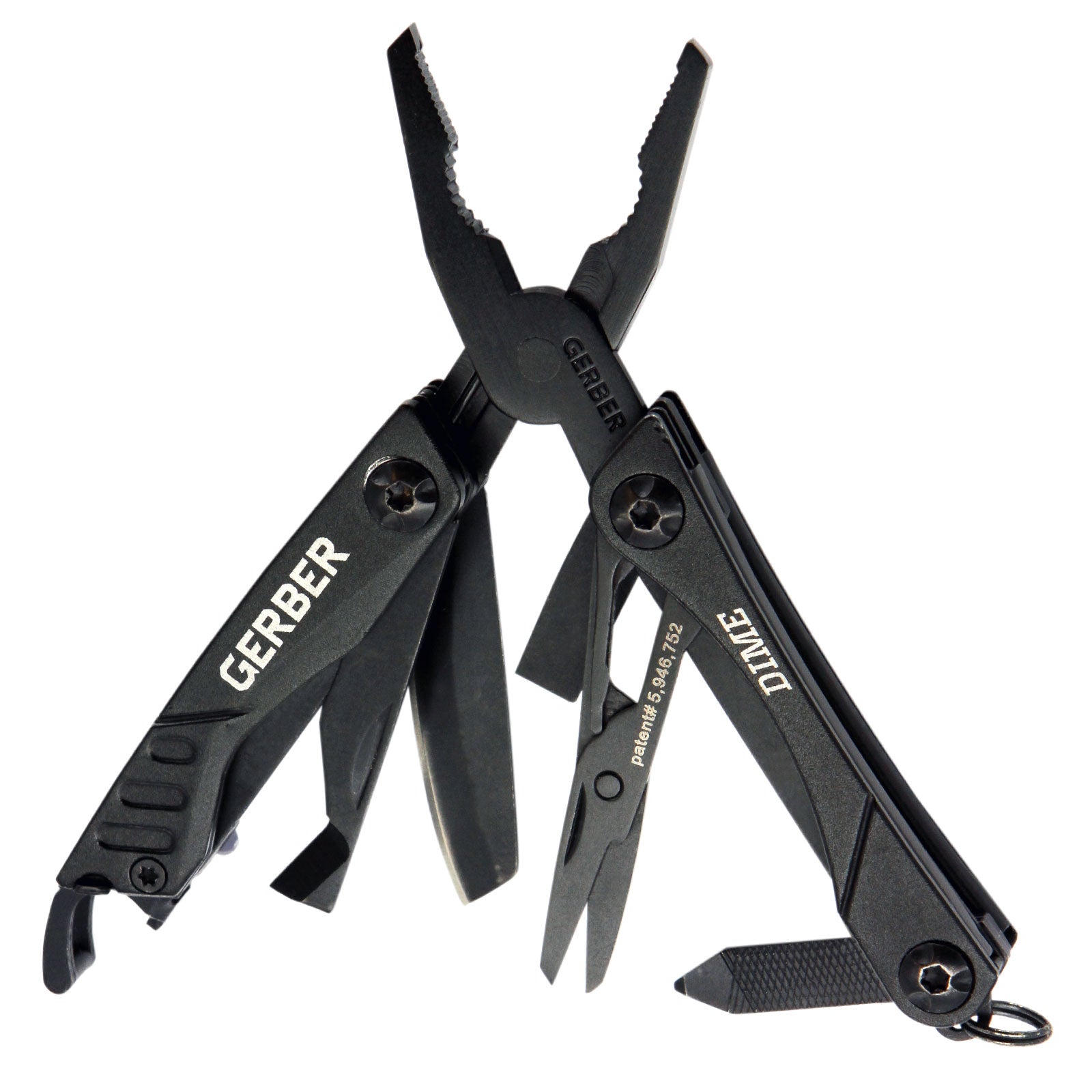 GERBER Dime Mini-Multitool Tool Minitool 12 Funktionen Anhänger Messer Schere