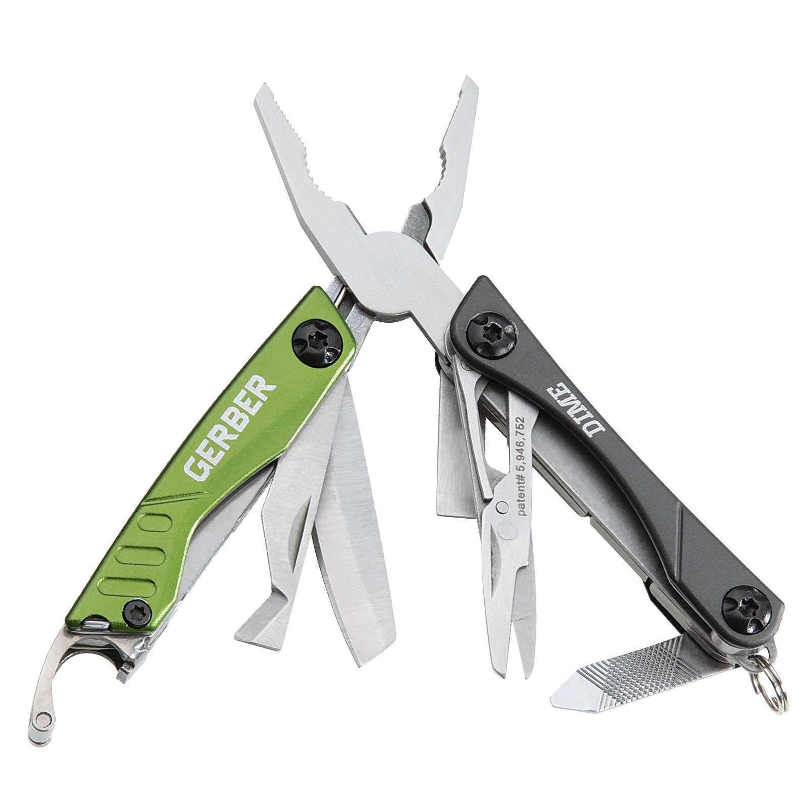 GERBER Dime Mini Multitool Outil Minitool 12 fonctions pendentif couteau ciseaux