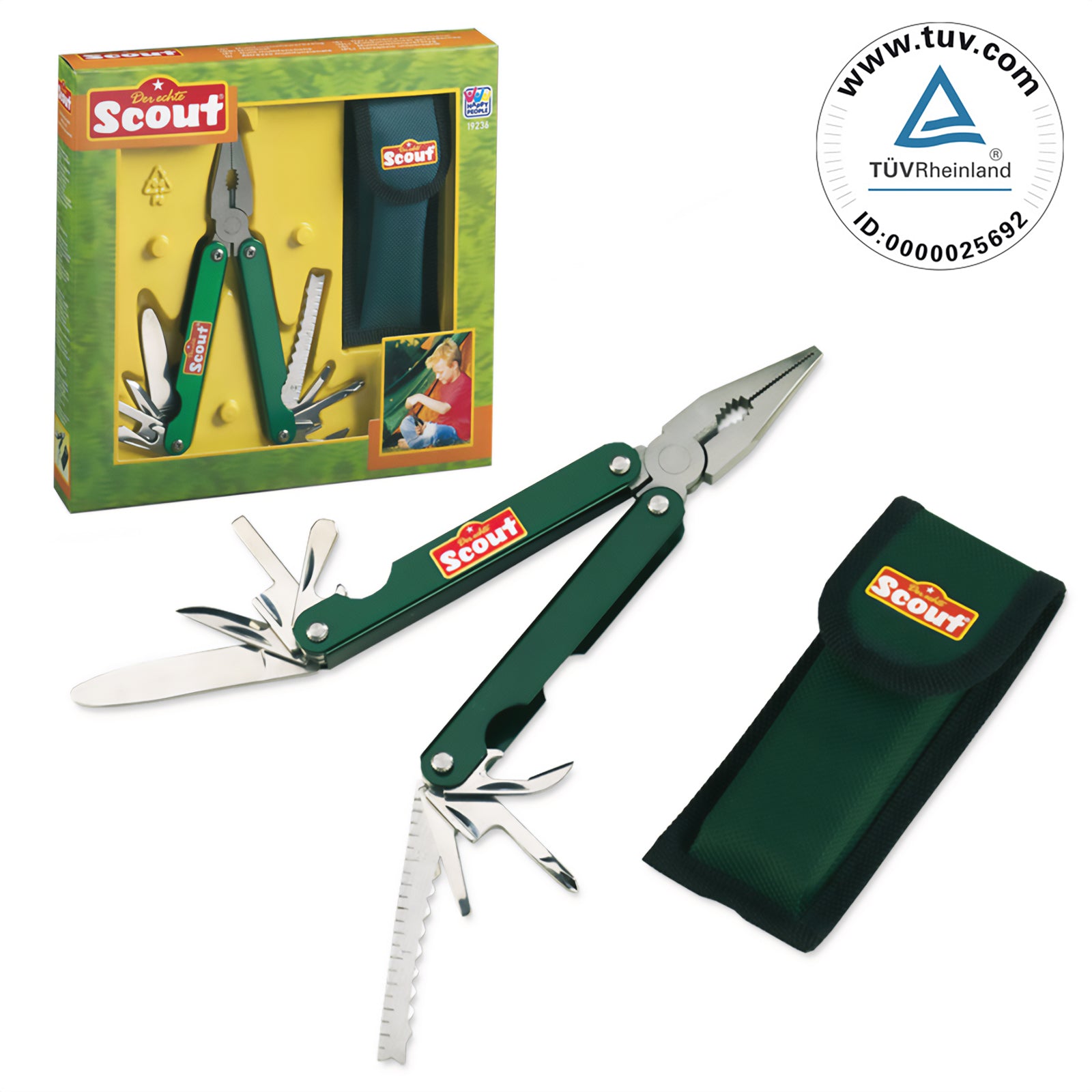 SCOUT Kinder Multitool -Multifunktionswerkzeug -Taschenmesser -Messer & Tasche !