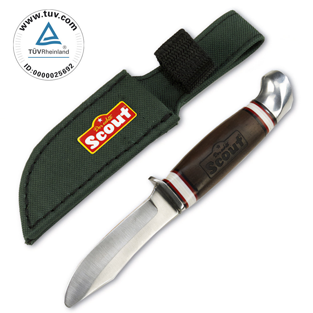 Couteau pour enfants SCOUT - couteau à découper - couteau de poche pour enfants - couteau et sac pour enfants !