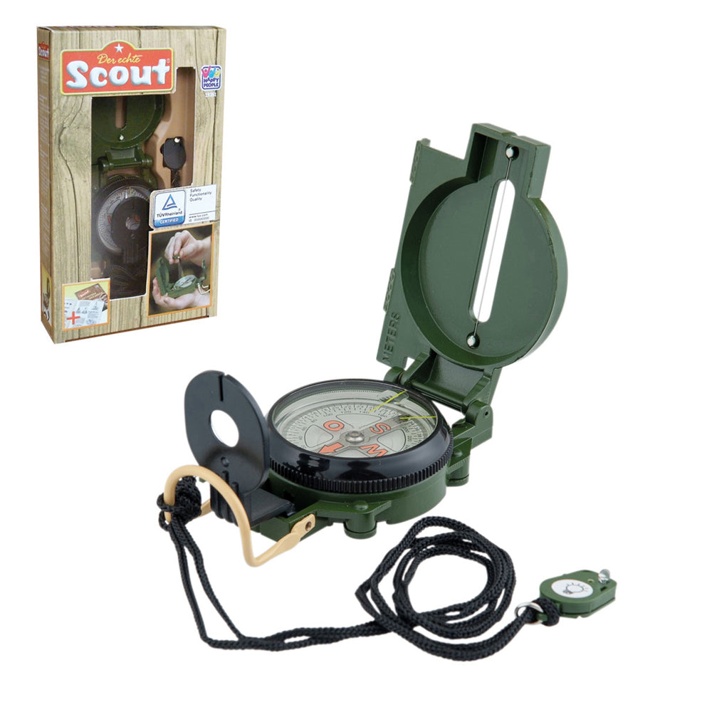 Boussole pour enfants SCOUT, boussole de marche pour enfants, boussole de poche, éclairage LED