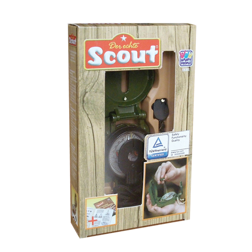 Boussole pour enfants SCOUT, boussole de marche pour enfants, boussole de poche, éclairage LED