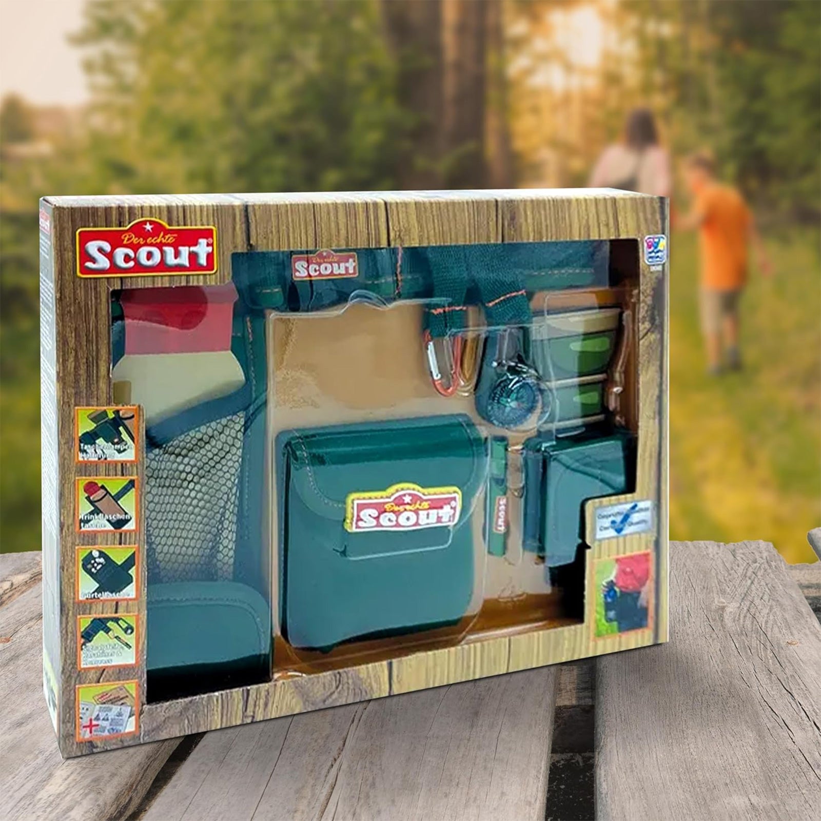 Ceinture d'aventure pour enfants SCOUT pour couteaux de poche, couteaux à découper, lampe de poche, emballage d'origine !