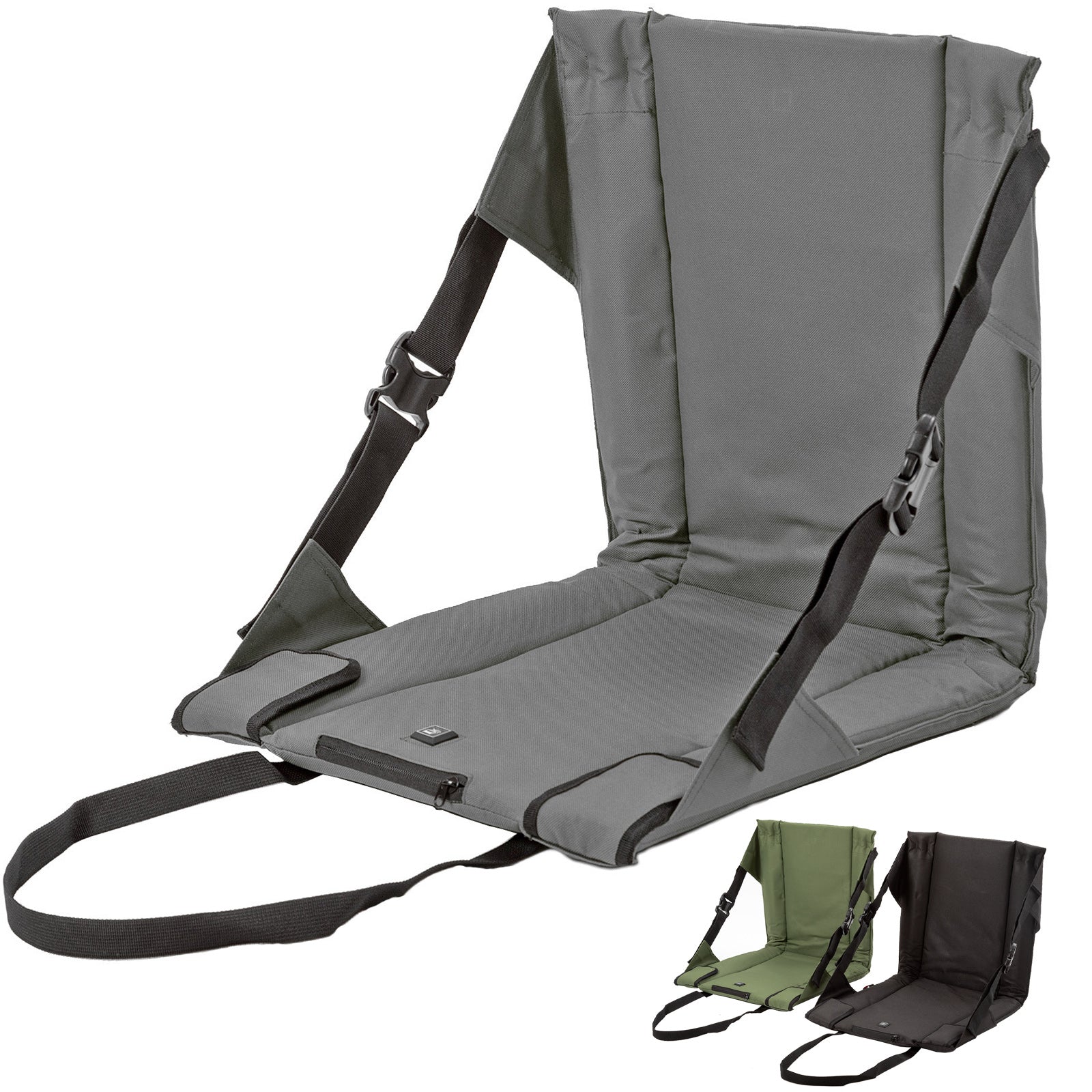 Coussin chauffant de siège thermique OUTCHAIR BackUp pour la chasse, la pêche, le stade, avec batterie chauffante