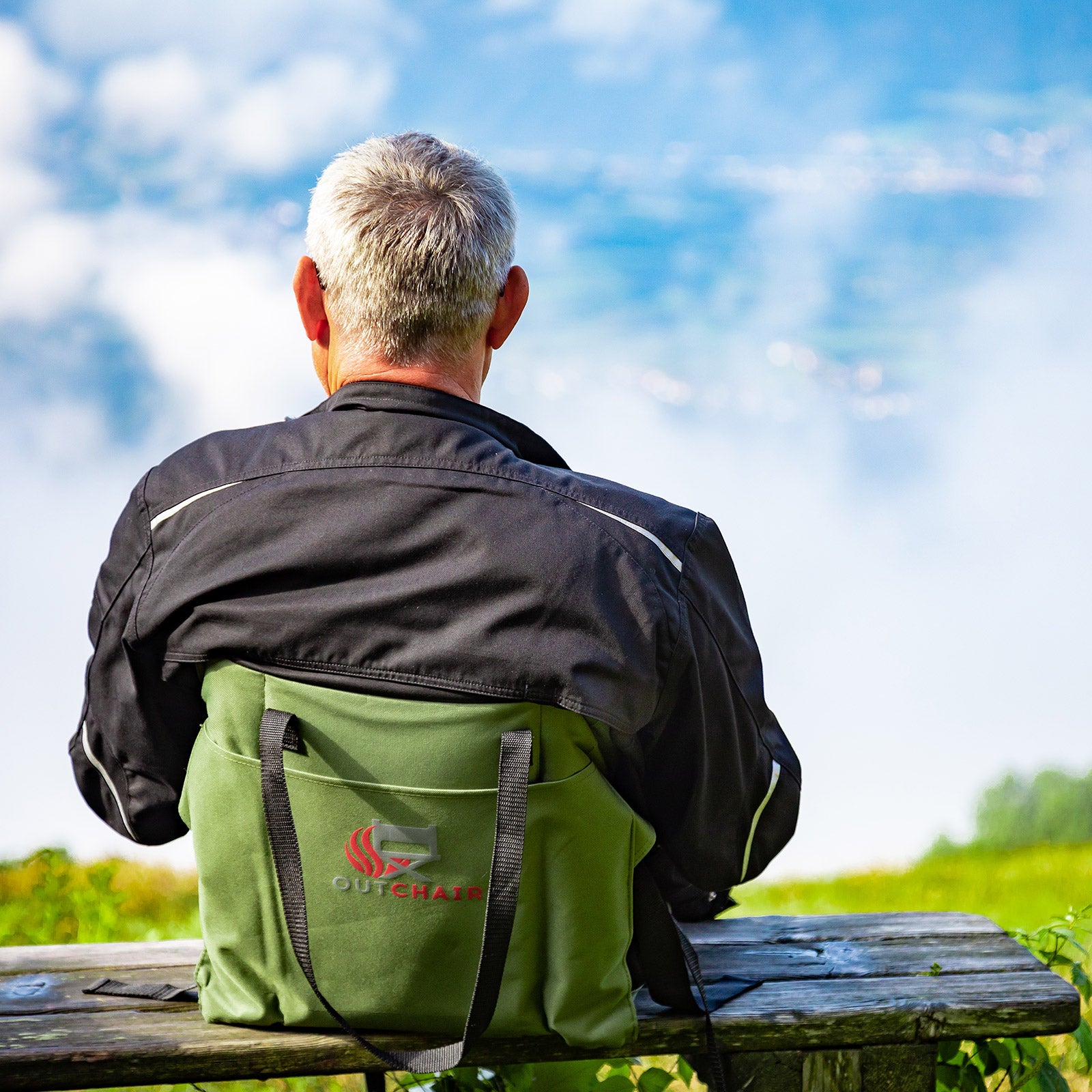 OUTCHAIR BackUp Thermo Seat Heating Pad Hunting Fishing Stadium Cushion Heatable Battery