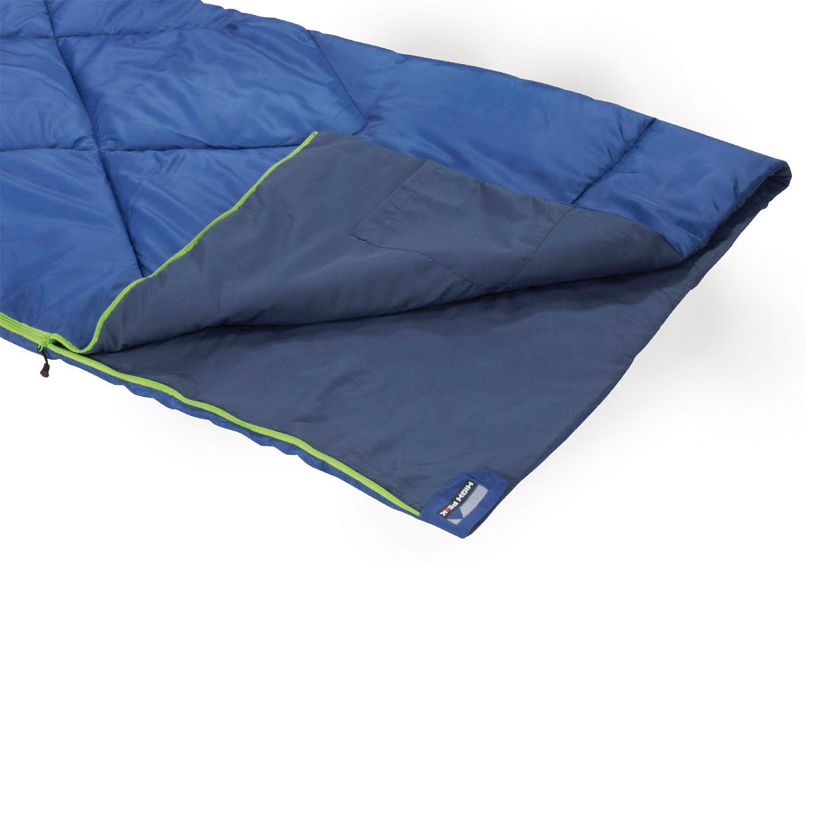 HIGH PEAK Deckenschlafsack Ceduna Sommer Trekking Schlafsack XL 2 m Leicht 1,4kg