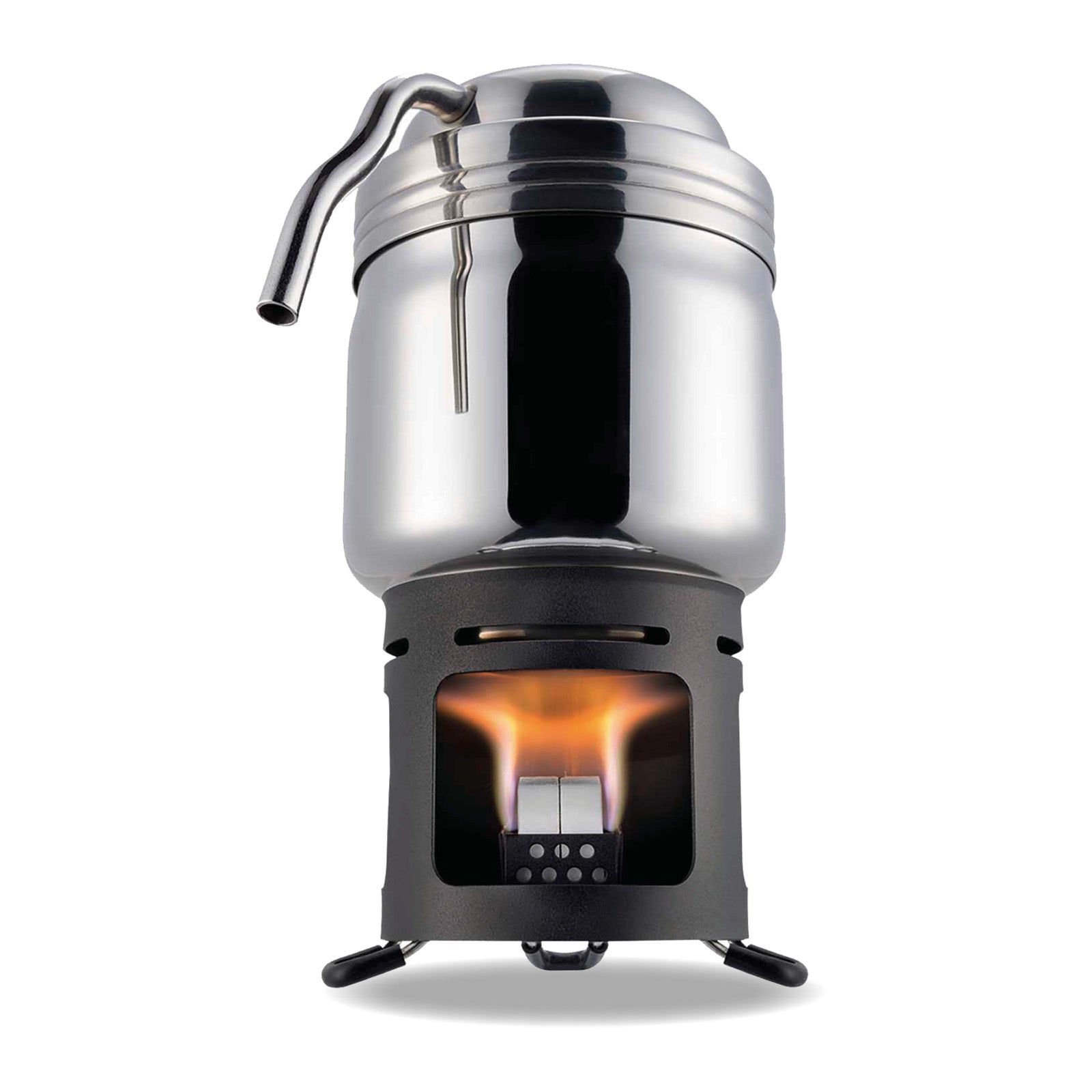 ESBIT Camping Coffee Maker Solid Fuel Cooking Set Mini Cooker Stainless Steel 200ml