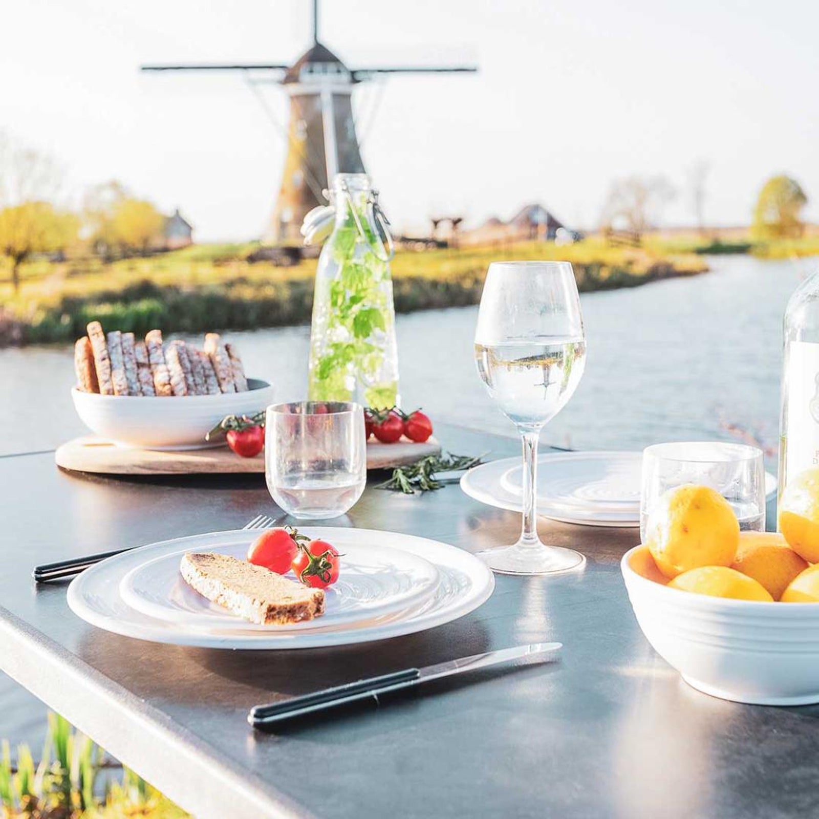 Table de camping TRAVELLIFE Barletta Comfort 115 Sevelit Table pliante réglable en hauteur