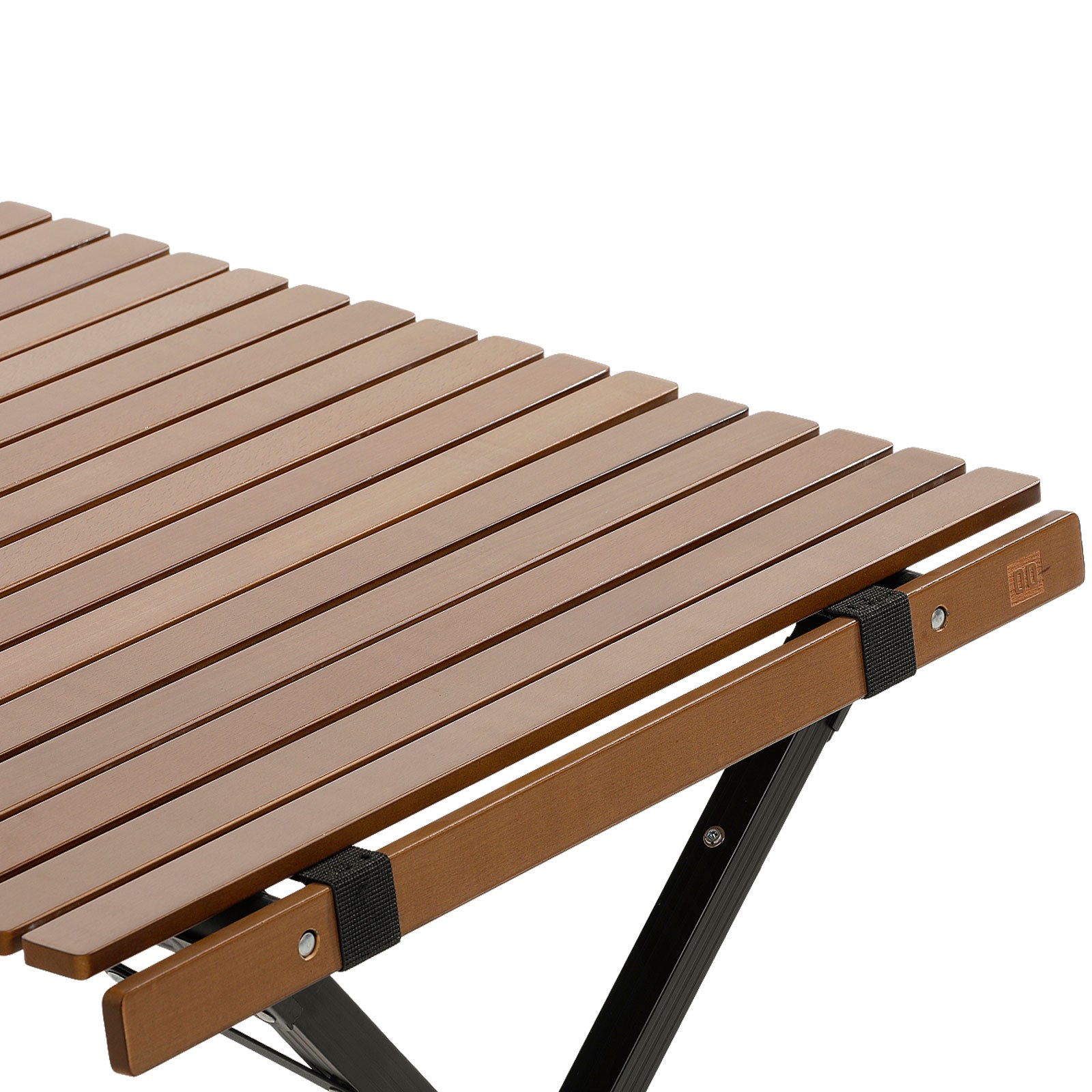 TRAVELLIFE Table roulante Iver Table de camping à lattes Table pliante de camping en bois 90x60 cm