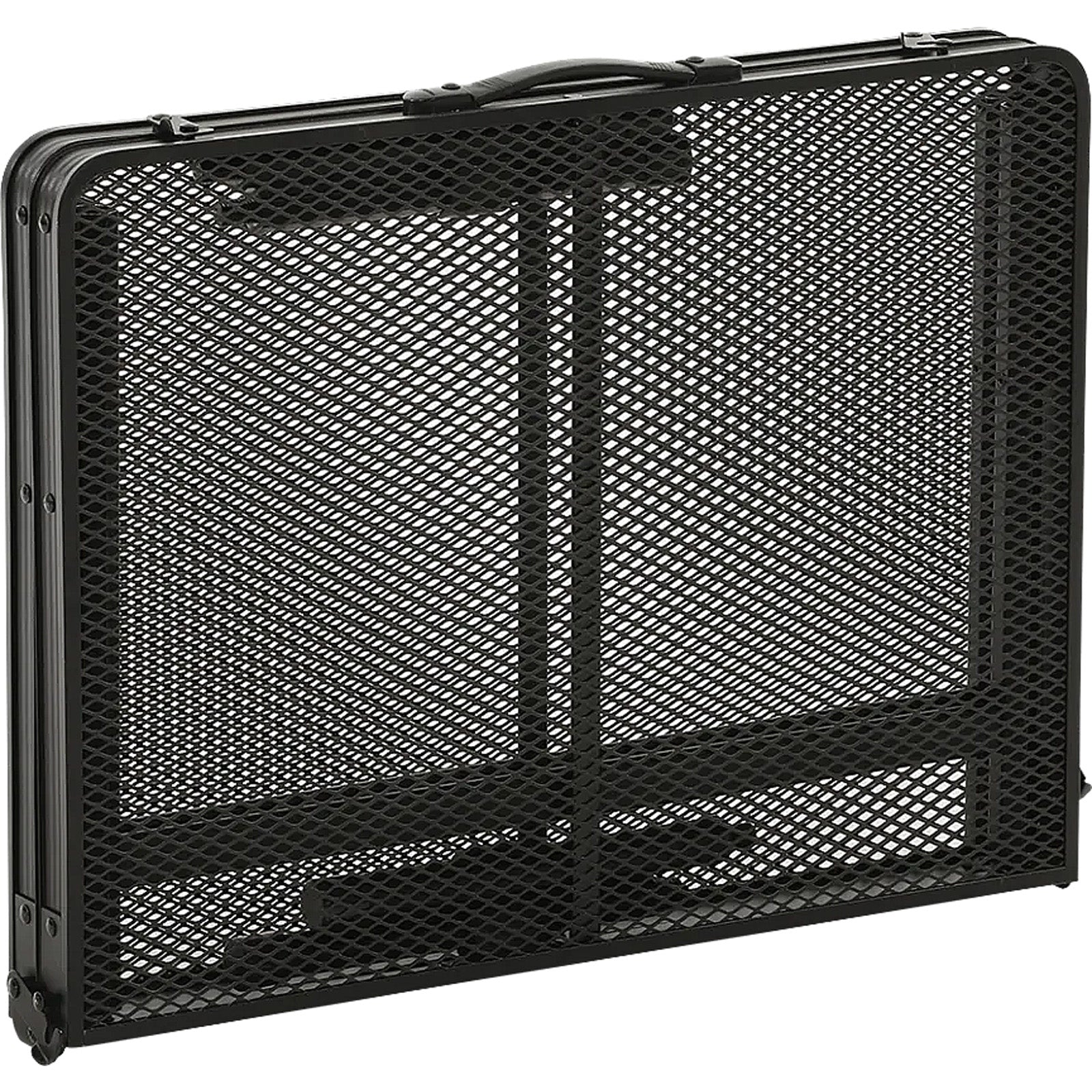TRAVELLIFE Table de camping Greccio Mesh 90 – Table de camping pliable avec barbecue intégré, réglable en hauteur