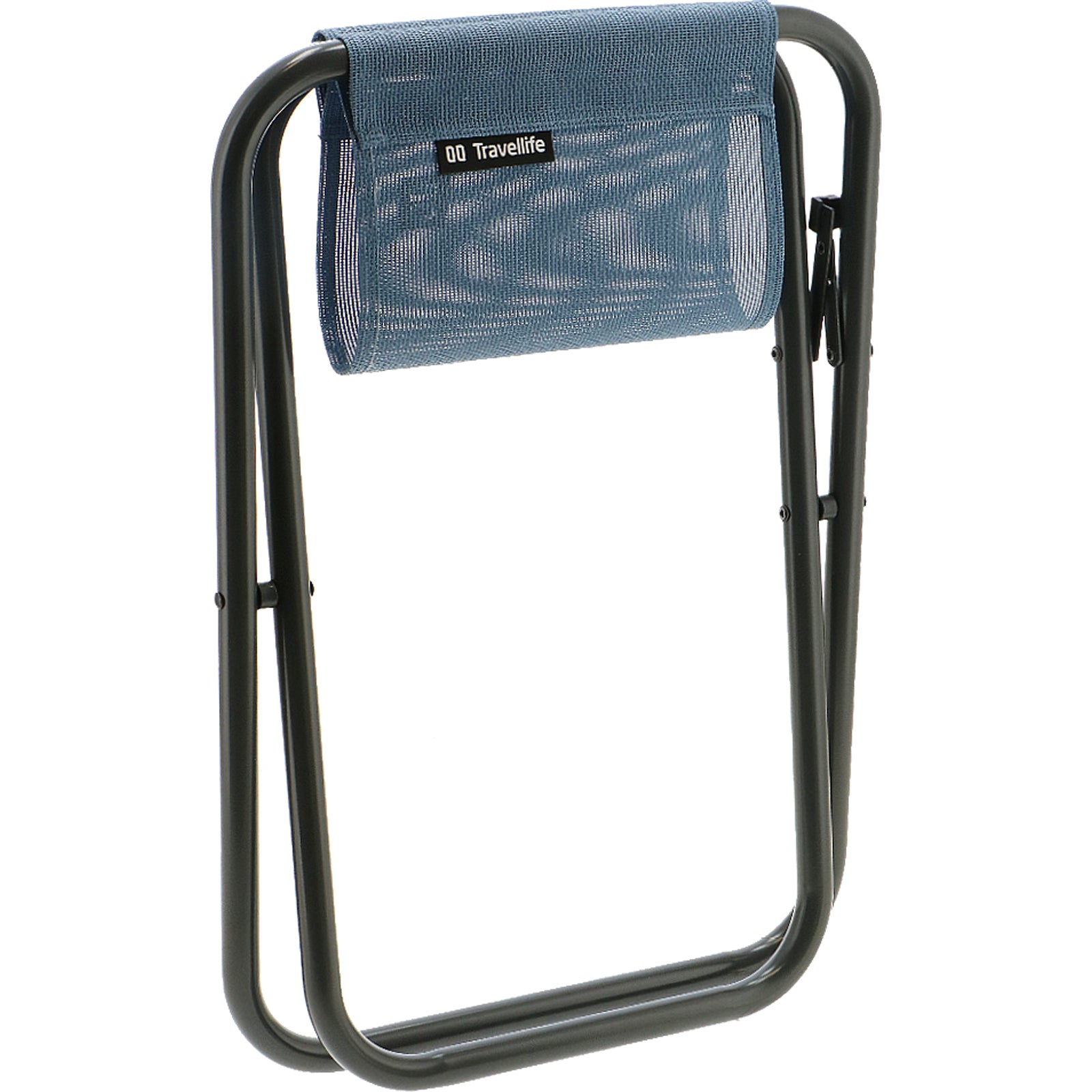 TRAVELLIFE Mini Falthocker Como Campinghocker Angel Hocker Faltbar Alu 100 kg