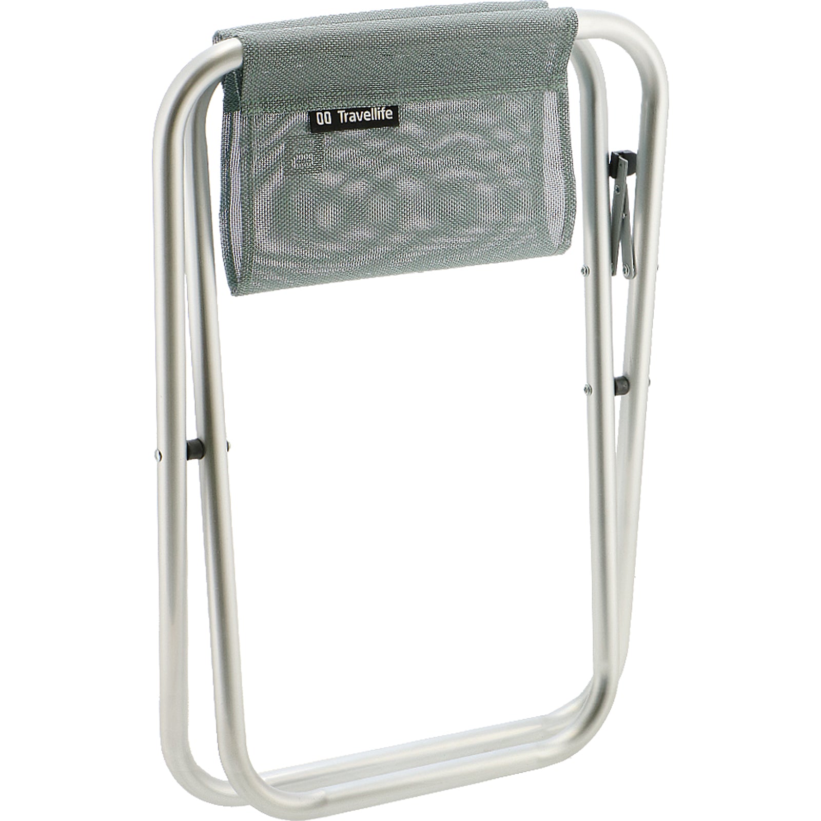 TRAVELLIFE Mini Falthocker Como Campinghocker Angel Hocker Faltbar Alu 100 kg