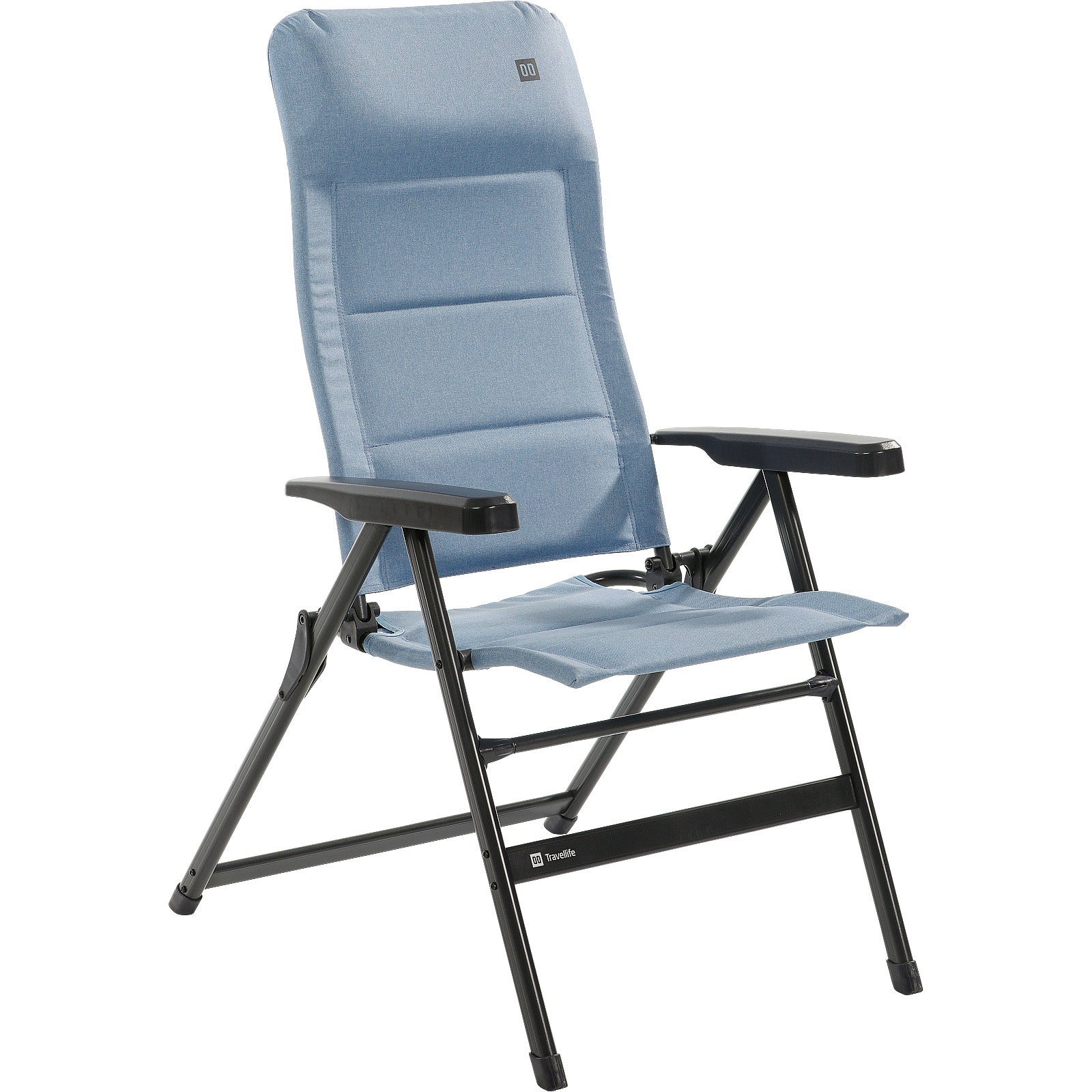 TRAVELLIFE Campingstuhl Lago Comfort Liege Stuhl Klappstuhl Verstellbar 120 kg