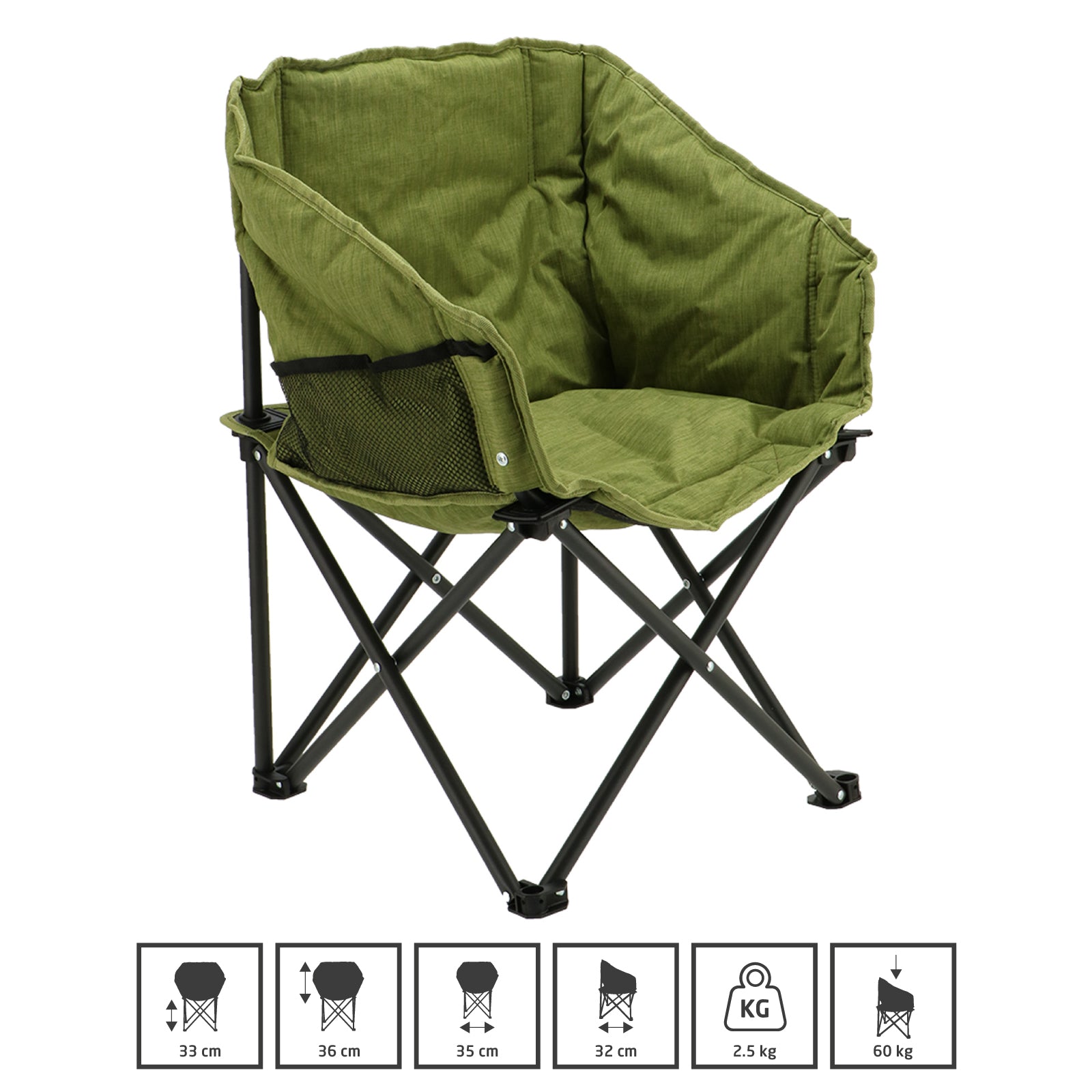 TRAVELLIFE Kinder Stuhl Noli Kids Campingstuhl Klappstuhl Strand Faltstuhl Alu