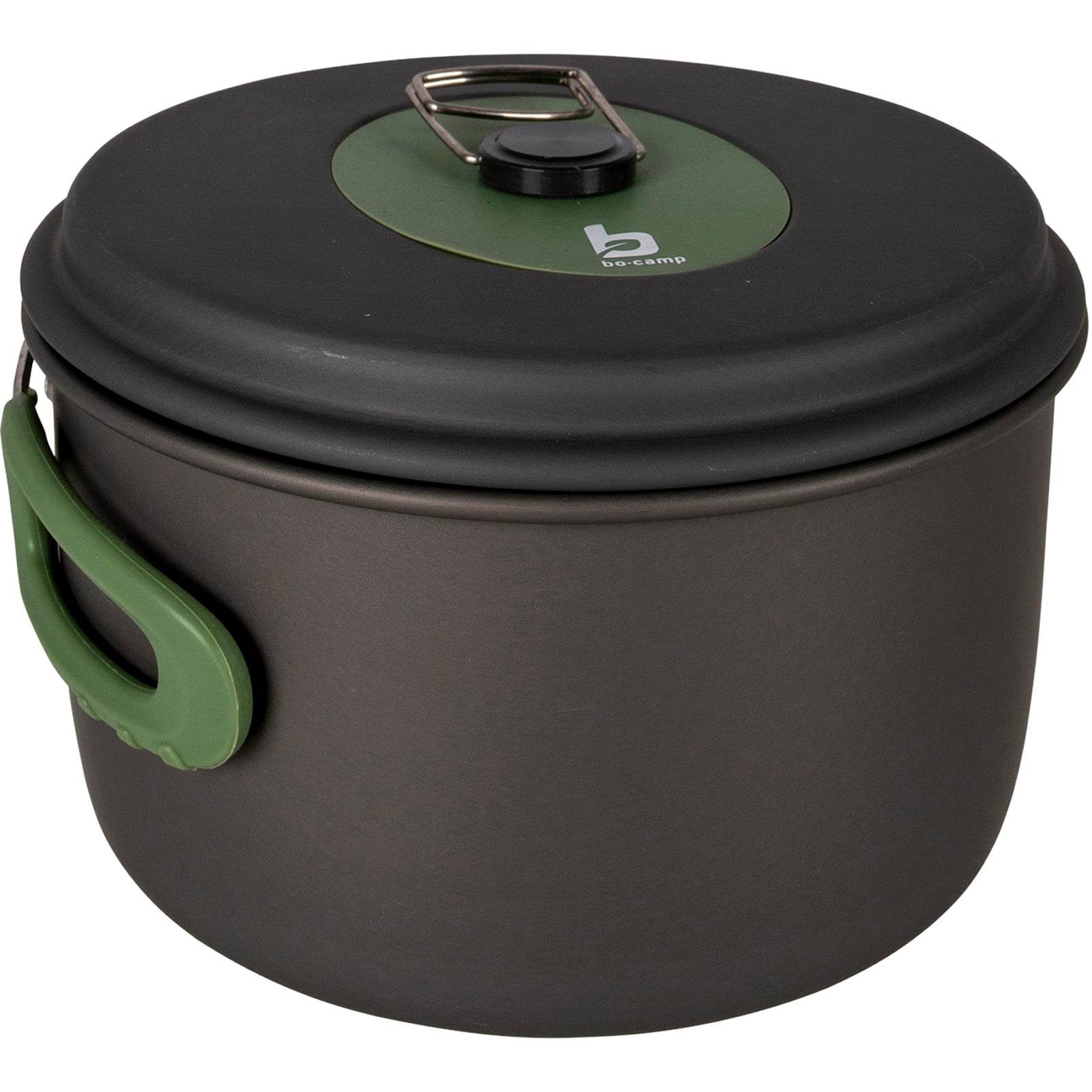 BO-CAMP Camping Cooking Set Explorer 3-piece Camping Utensils Pot Pan Stackable Aluminium