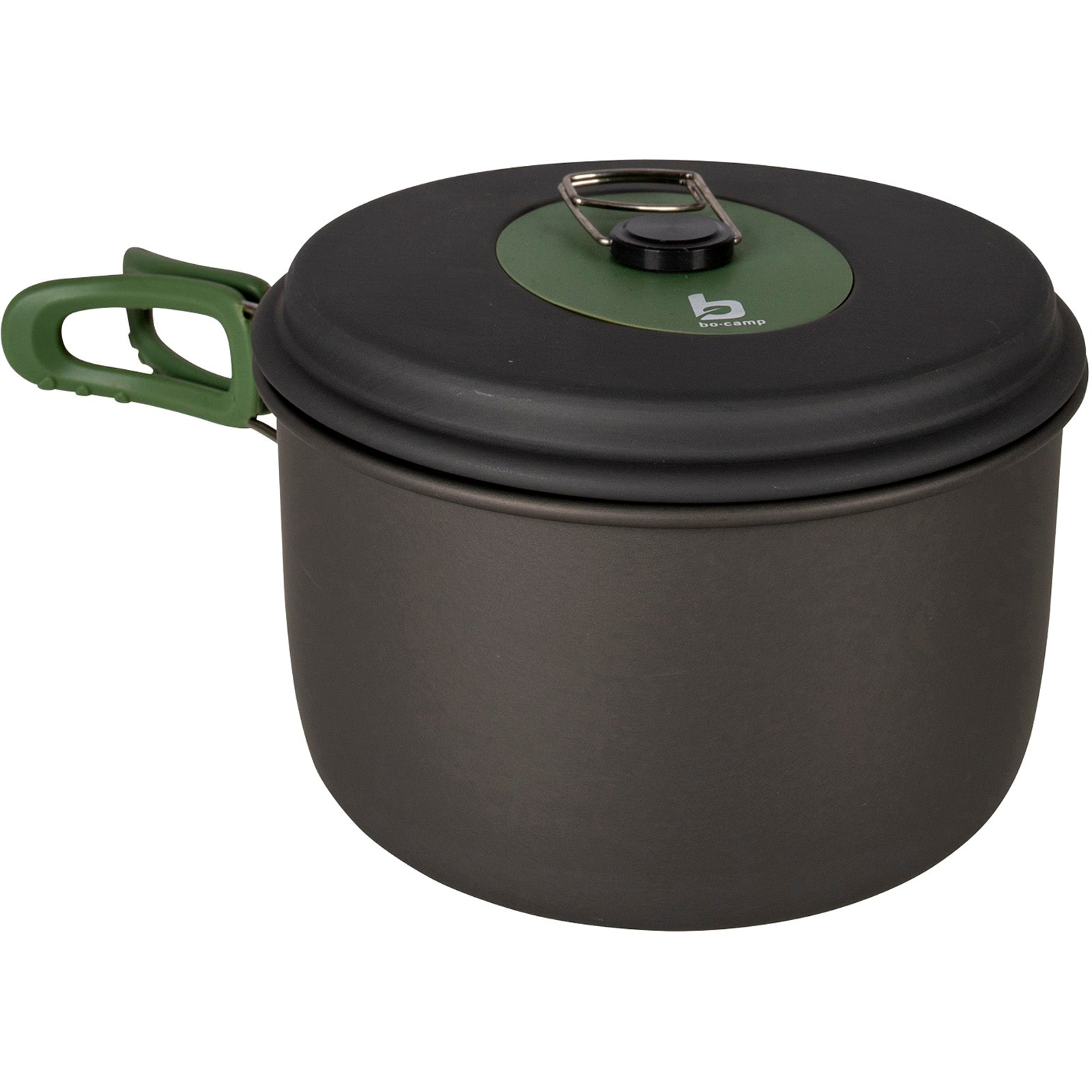 BO-CAMP Camping Cooking Set Explorer 3-piece Camping Utensils Pot Pan Stackable Aluminium