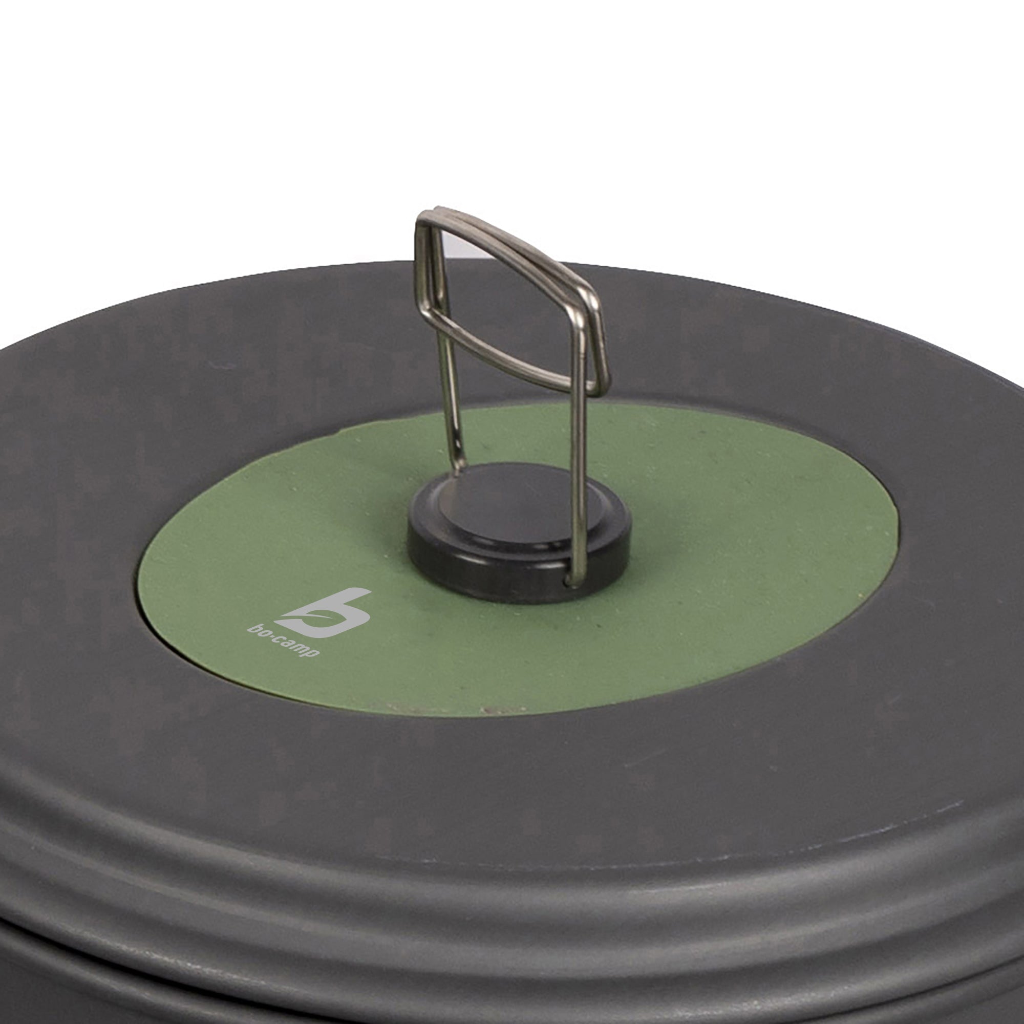 BO-CAMP aluminium kookset, 4-delig, kampeer- en trekkingservies, outdoorpan