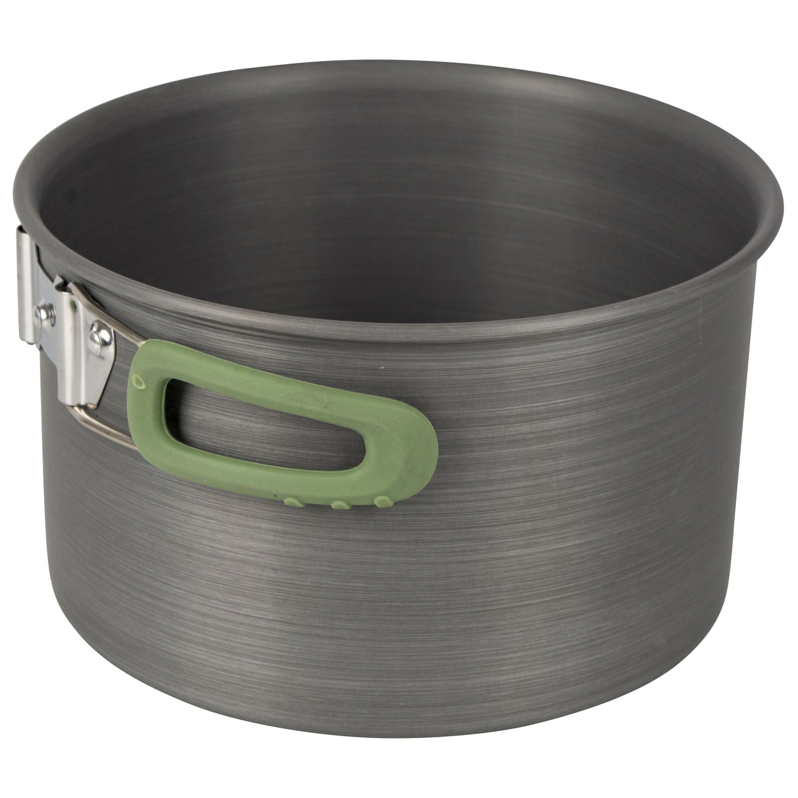 BO-CAMP aluminium pannenset, 4-delig, kampeer- en kookgerei, pan met antiaanbaklaag, stapelbaar