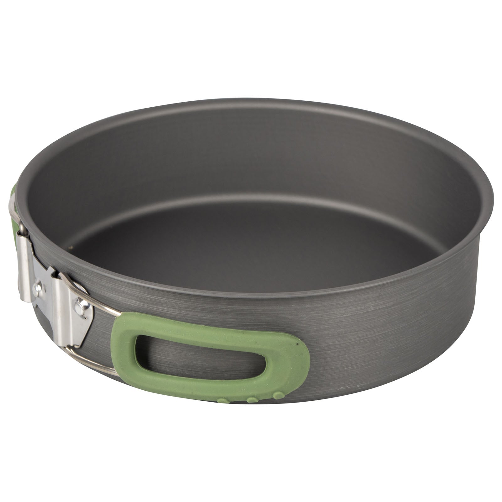 BO-CAMP aluminium pannenset, 4-delig, kampeer- en kookgerei, pan met antiaanbaklaag, stapelbaar