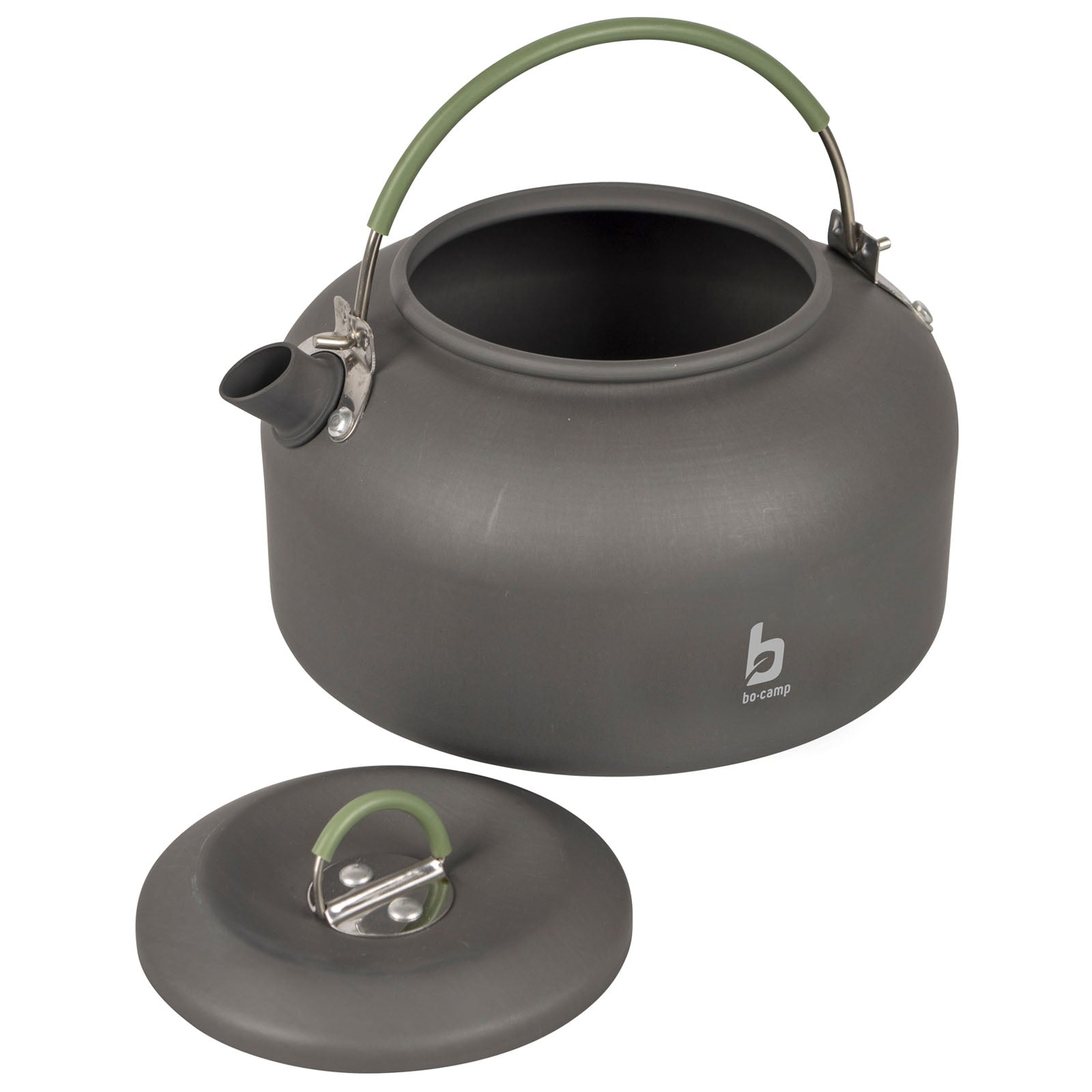 Bouilloire en aluminium BO-CAMP 1,4 L bouilloire de camping bouilloire à thé bouilloire bouilloire de cuisine