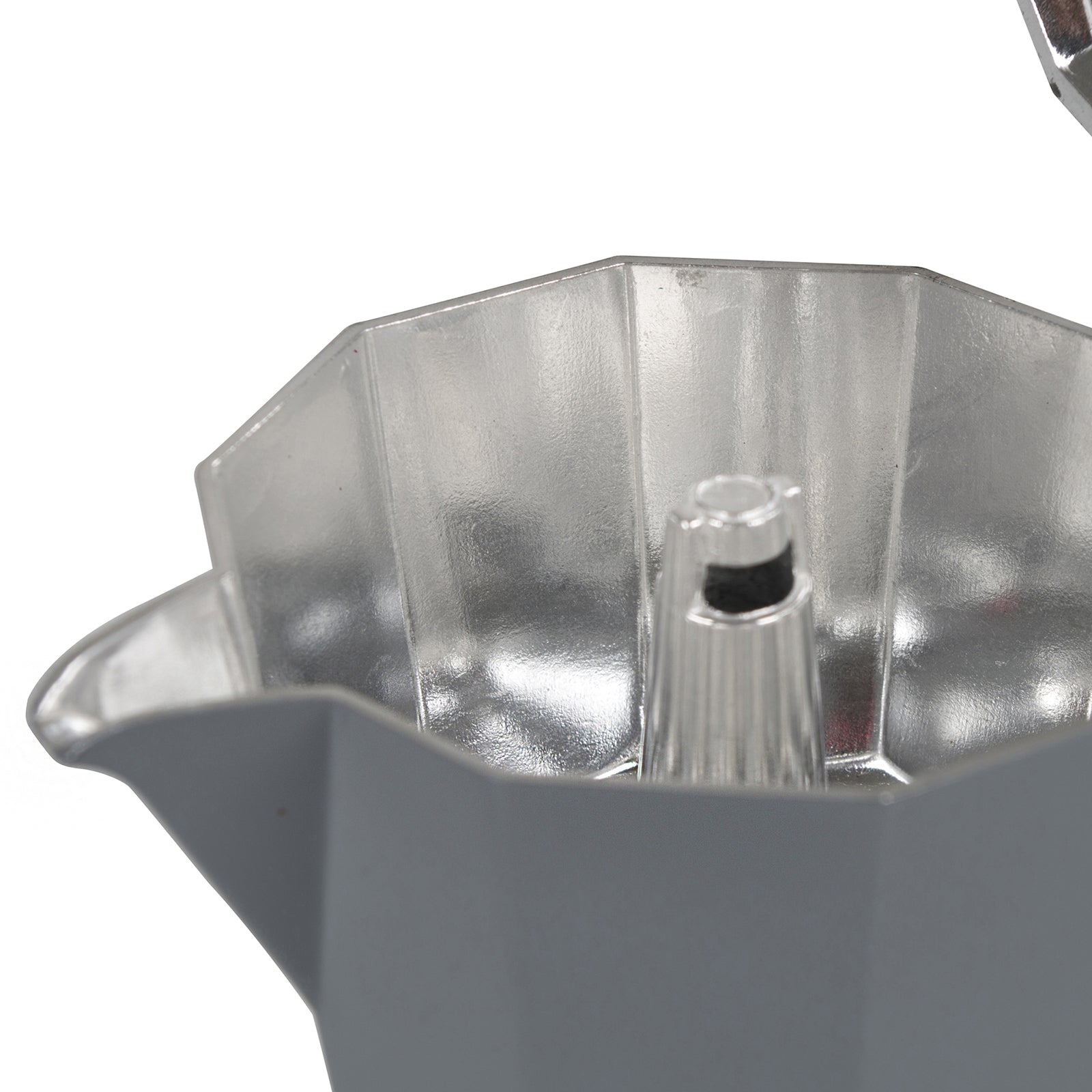 BO-CAMP Espressokocher Percolator - Kaffee Kocher Espresso Kanne Alu 2-6 Tassen