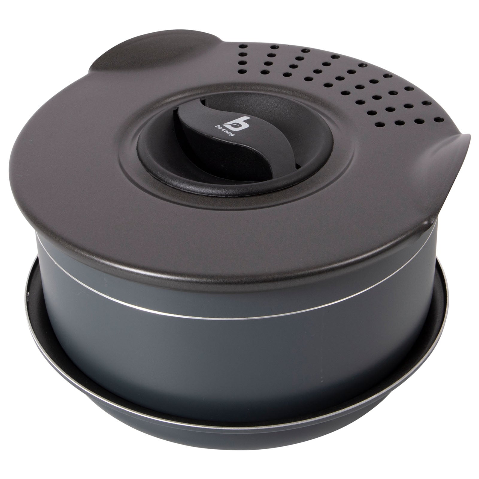 Ensemble de cuisine BO-CAMP Trekking Batterie de cuisine de camping en aluminium Casserole en aluminium Poêle 5 pièces