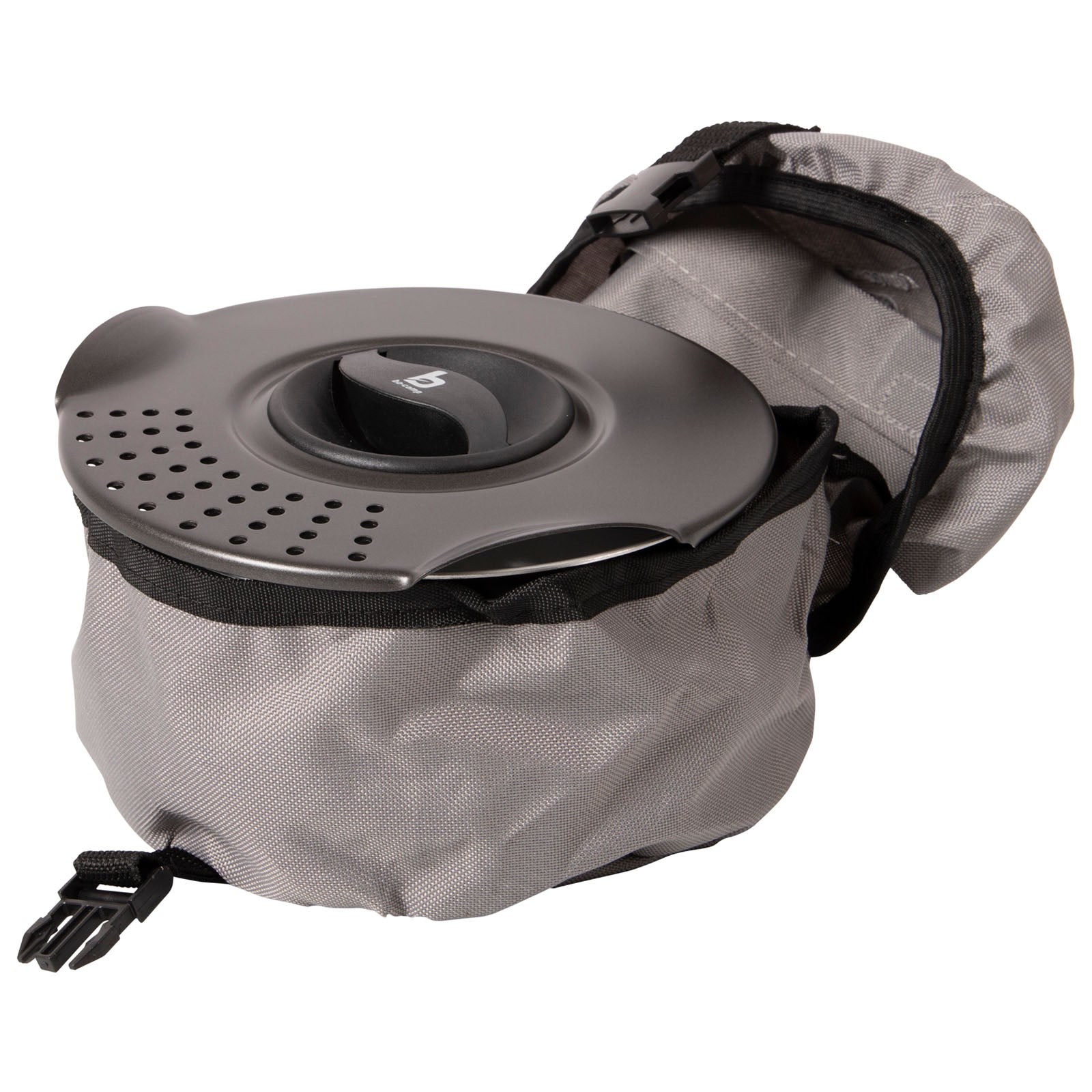 BO-CAMP Ceramic Cooking Set 7-piece Aluminum Camping Cookware Pot Non-stick Pan