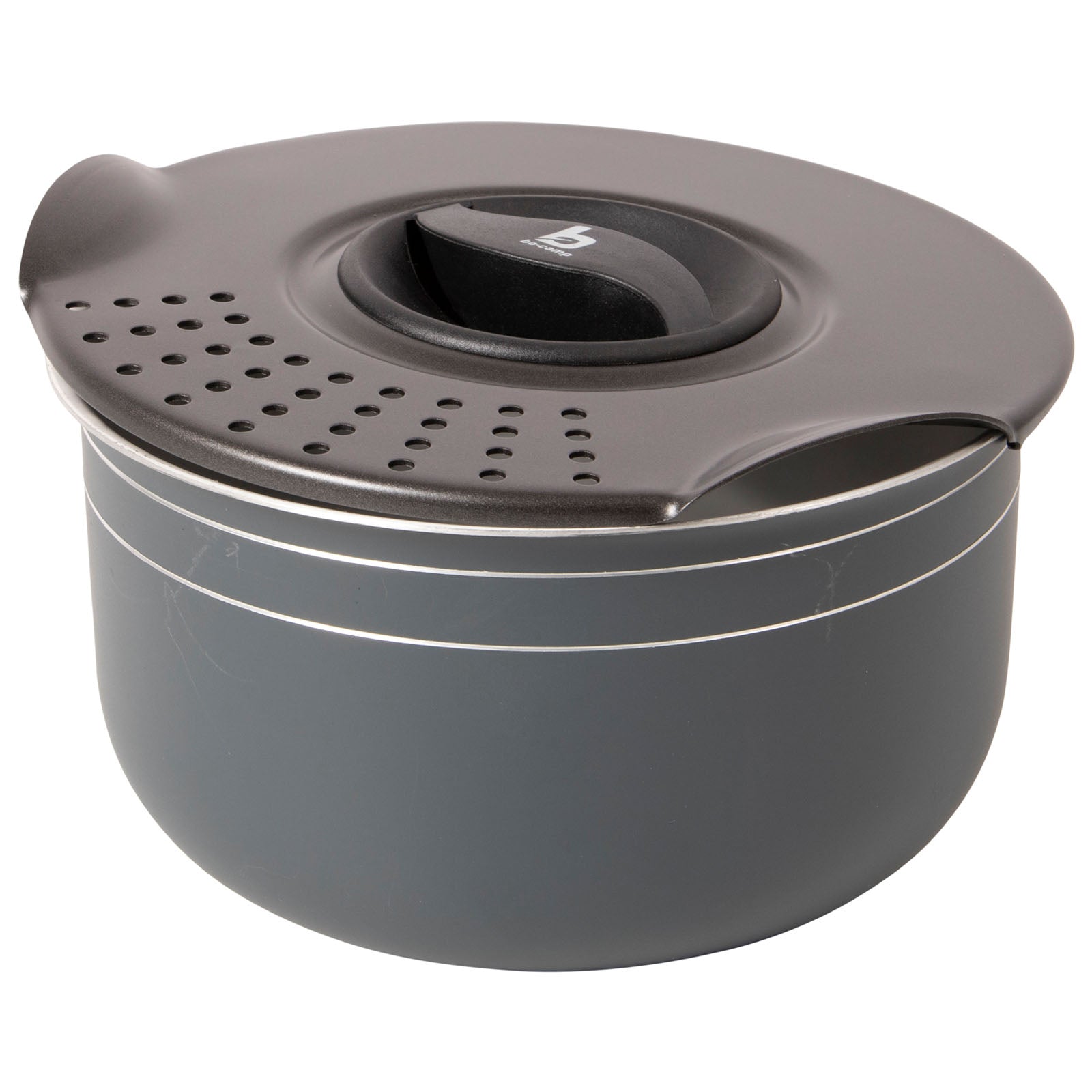 BO-CAMP Ceramic Cooking Set 7-piece Aluminum Camping Cookware Pot Non-stick Pan