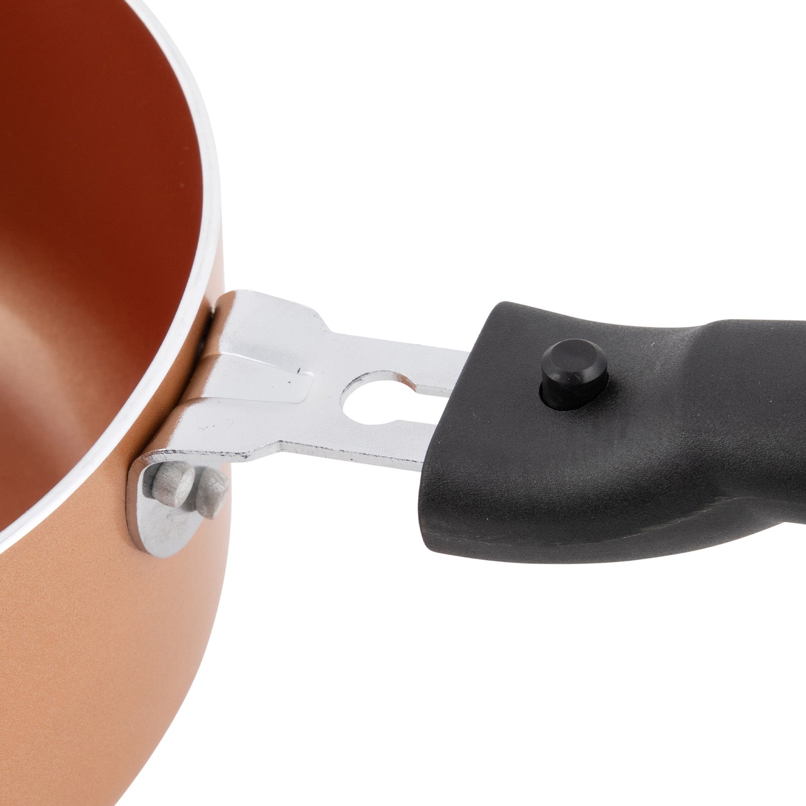 BO-CAMP Bratpfanne Keramik Beschichtung Tellefson Wok Pfanne Induktion Alu Ø26cm