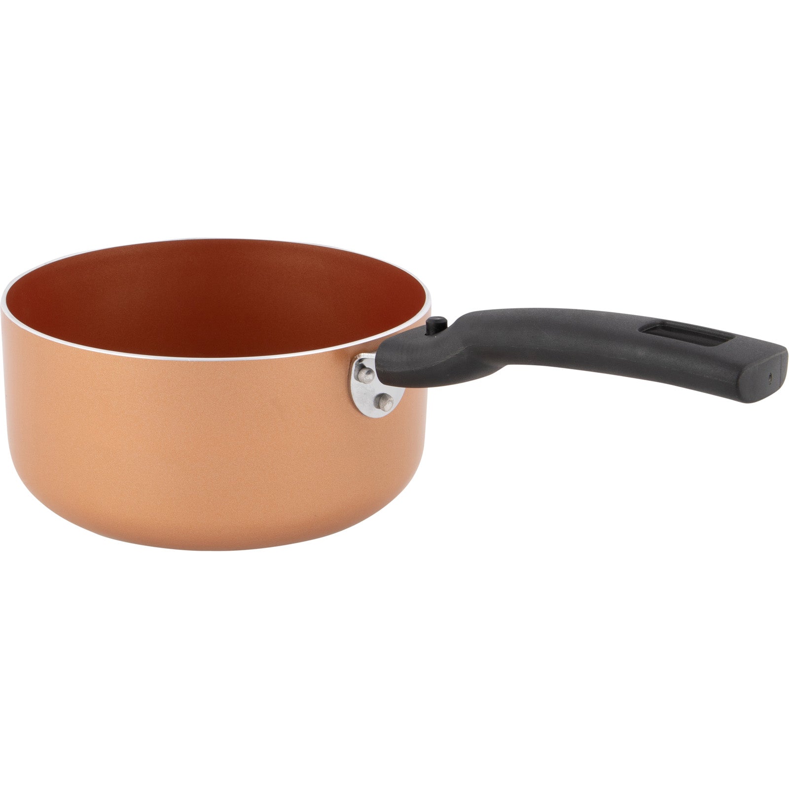 BO-CAMP Casserole à manche, revêtement en céramique, Tellefson, compatible induction