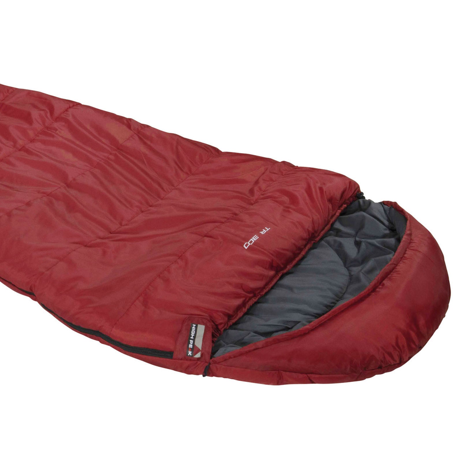 HIGH PEAK Mumien Schlafsack TR 300 Allround Trekking 4 Jahreszeiten Leicht -16°C