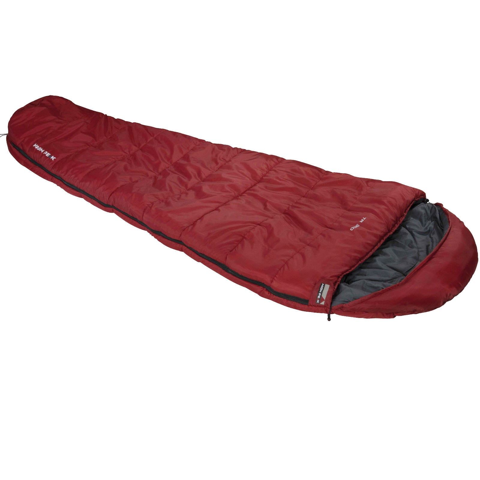 HIGH PEAK Mumien Schlafsack TR 350 Allround Trekking 4 Jahreszeiten Leicht -18°C
