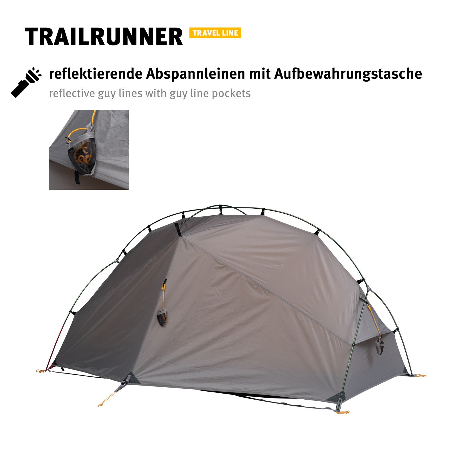 WECHSEL Tente trekking Trailrunner 1-2 personnes camping tente vélo bivouac 2,18 kg