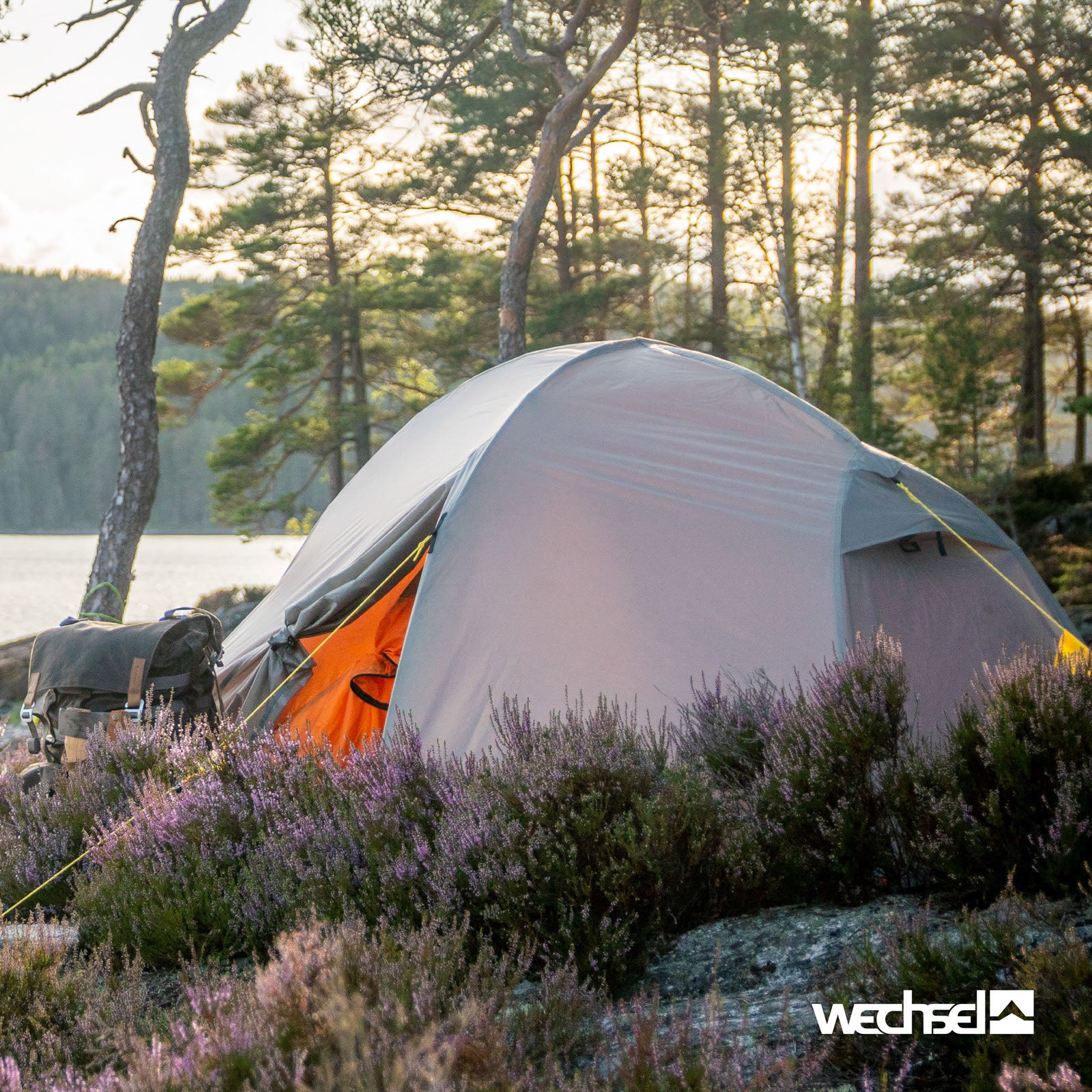 WECHSEL Trekkingzelt Venture 1 Personen Geodät Camping Fahrrad Zelt Biwak 1,95kg