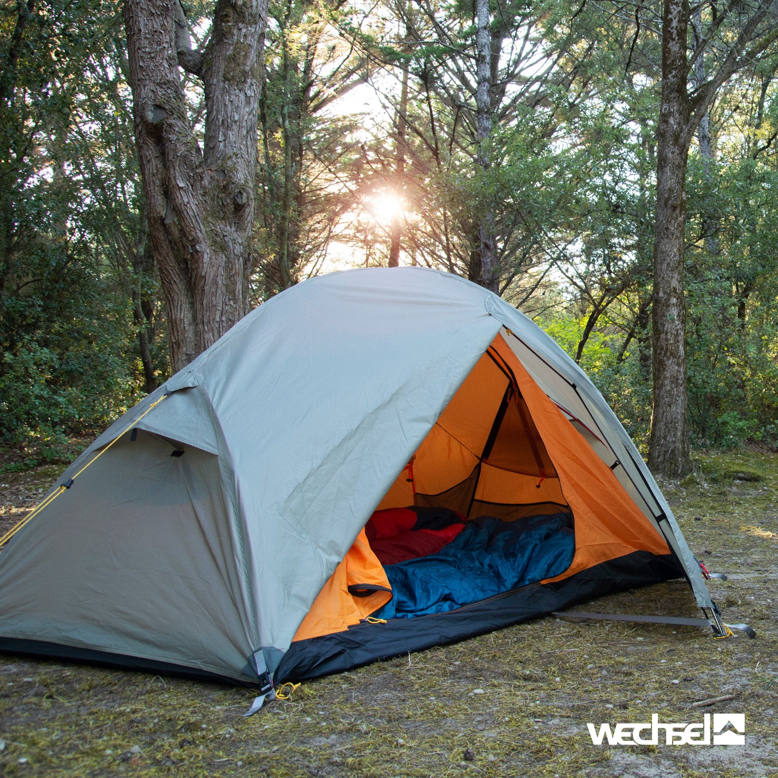 WECHSEL Trekkingzelt Venture 2 Personen Geodät Camping Fahrrad Zelt Biwak 2,6 kg
