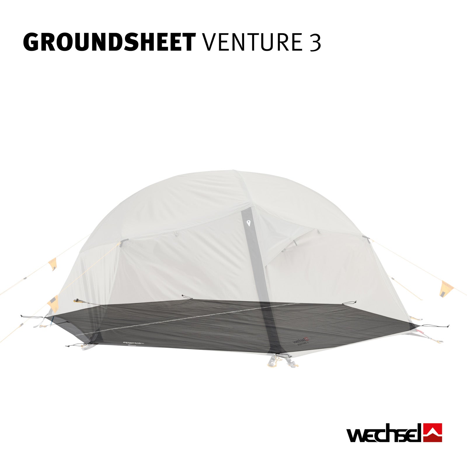 WECHSEL Groundsheet Für Venture 3 Zusätzlicher Zeltboden Camping Plane Passgenau