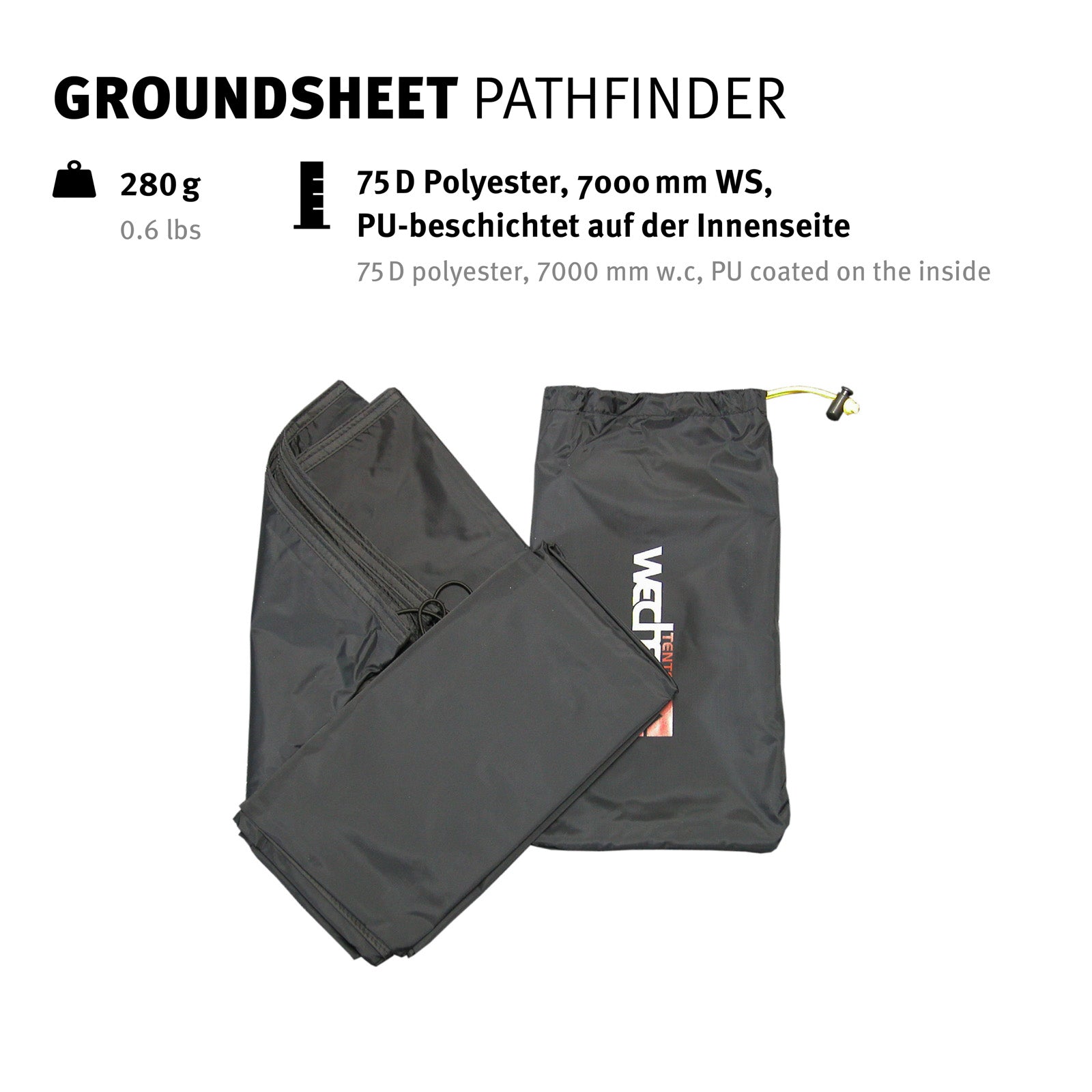 Tapis de sol CHANGE pour tente de camping Pathfinder supplémentaire