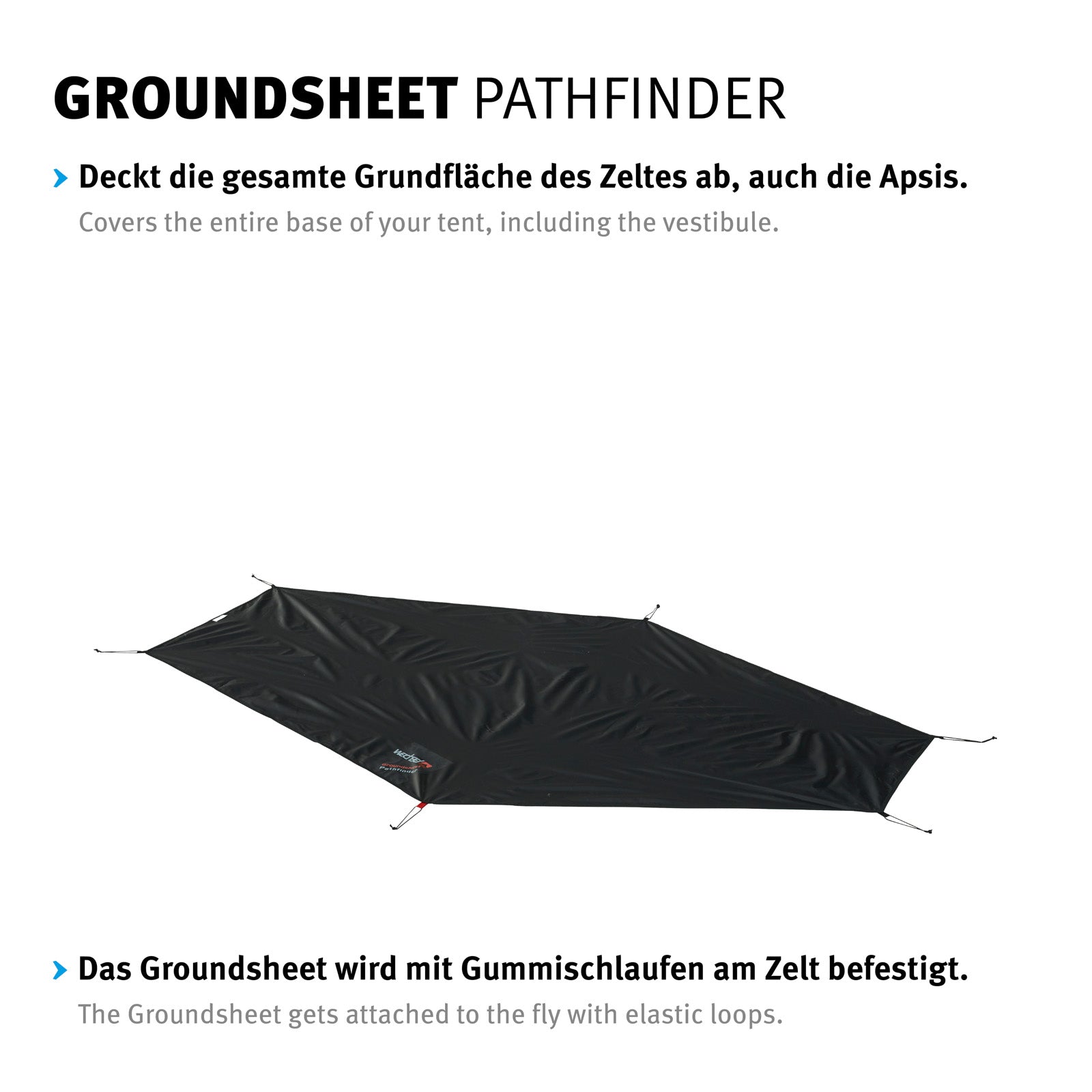 Tapis de sol CHANGE pour tente de camping Pathfinder supplémentaire