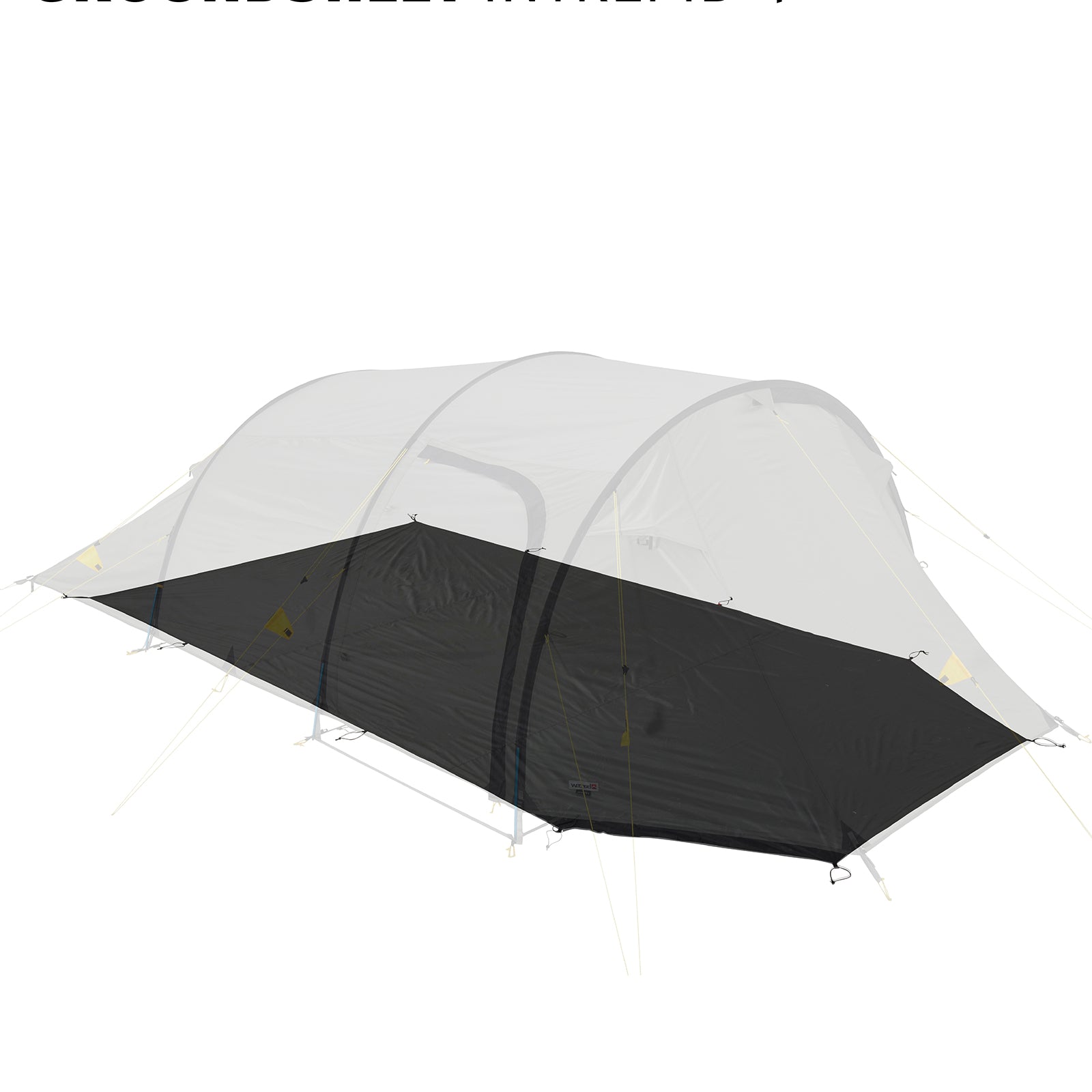 WECHSEL Groundsheet Für Intrepid 4 Zusätzlicher Zeltboden Camping Plane Passgenau