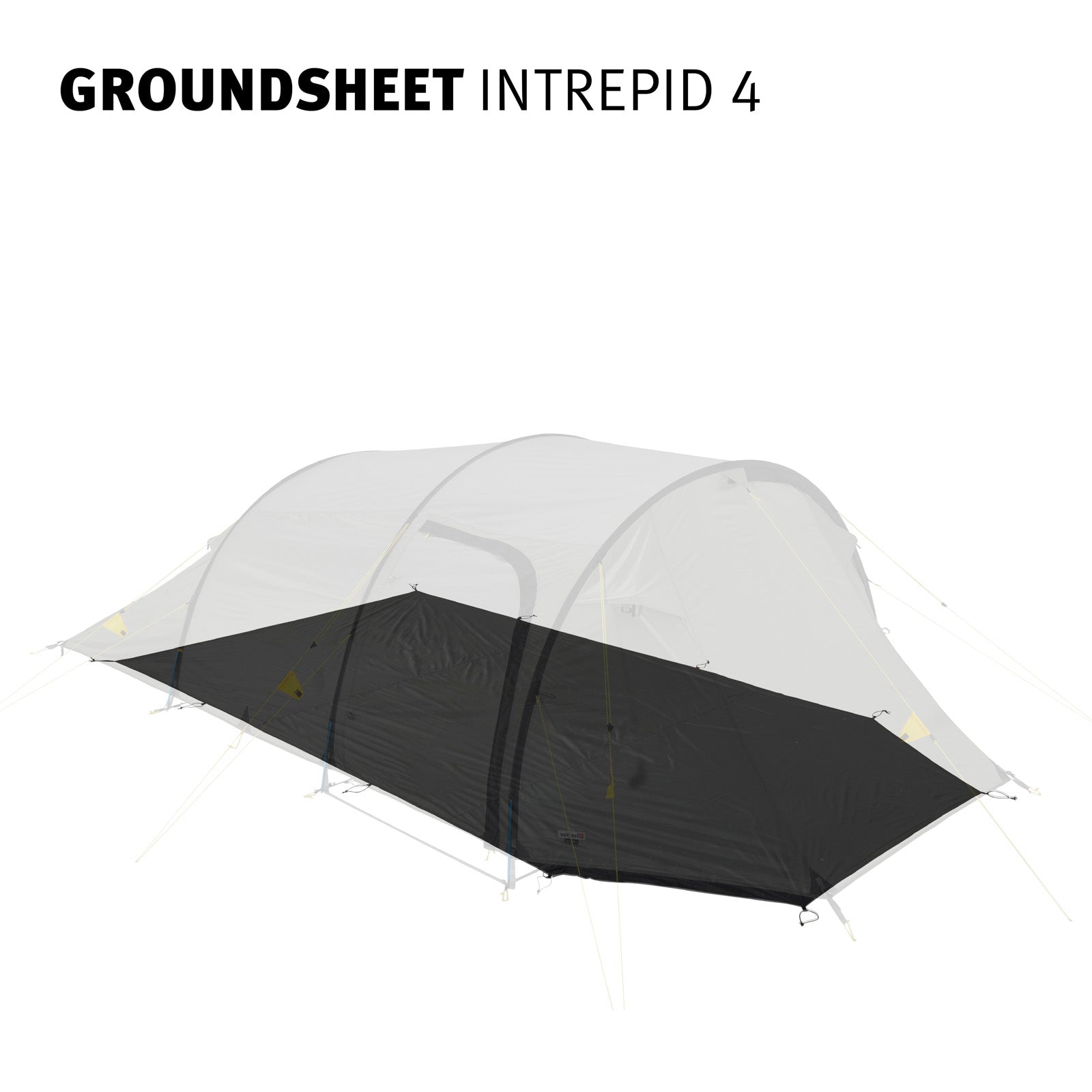 WECHSEL Groundsheet Für Intrepid 4 Zusätzlicher Zeltboden Camping Plane Passgenau