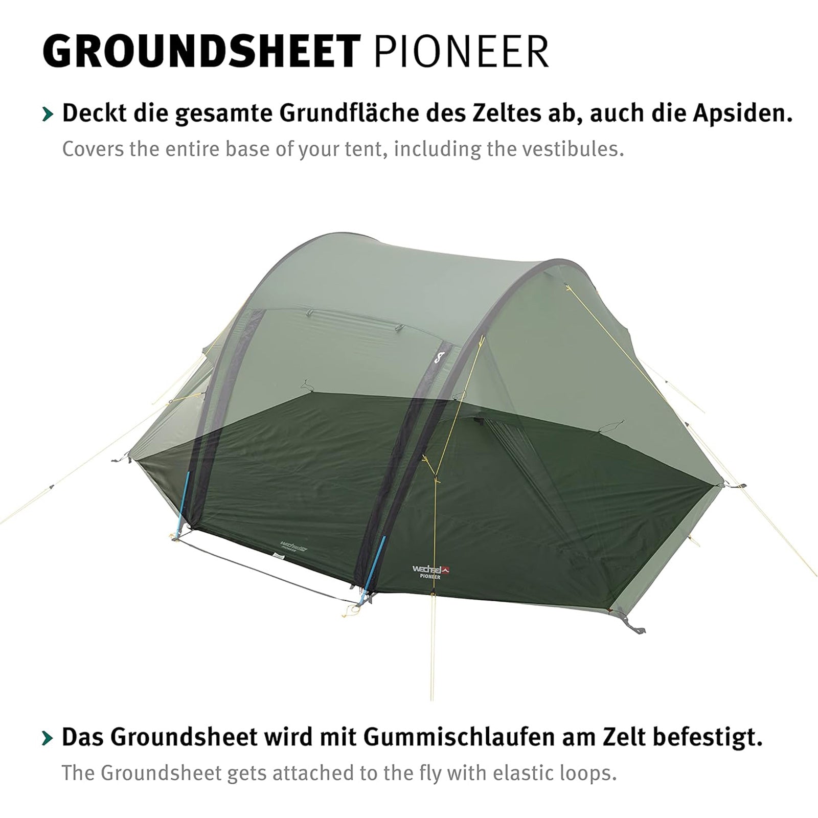 CHANGE Groundsheet For Pioneer Additional Tent Floor Camping Tarpaulin Perfect Fit