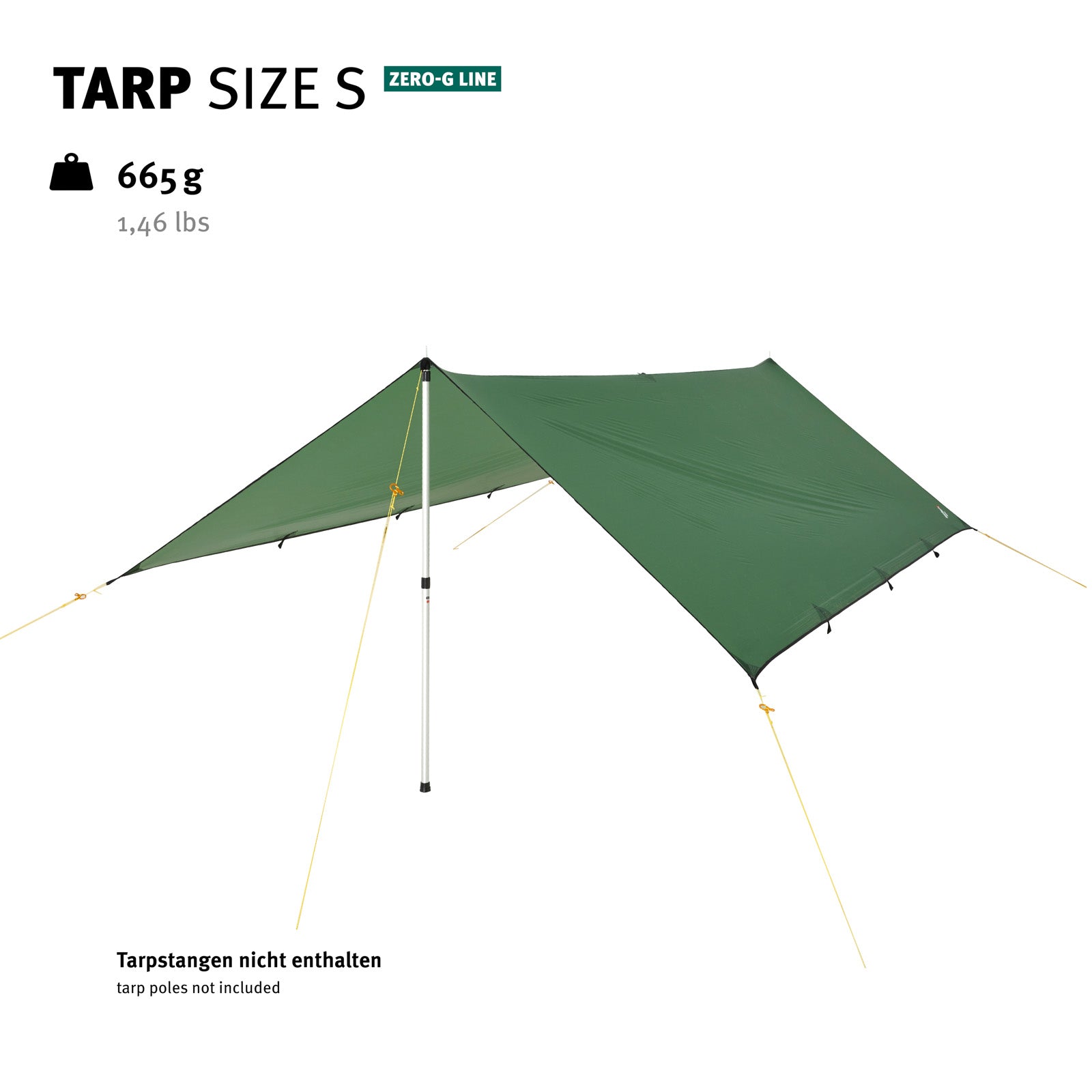 WECHSEL Tarp S Zero-G Camping Sunshade Front Tent Roof Tarpaulin Rain Cover Nylon