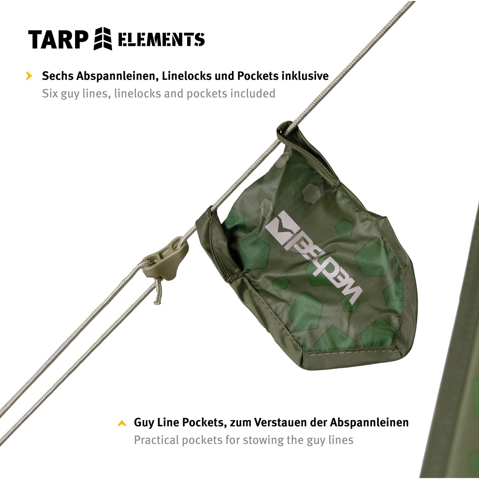 WECHSEL Tarp Elements Camping Sonnensegel Vor Zelt Dach Plane Regenschutz Leicht