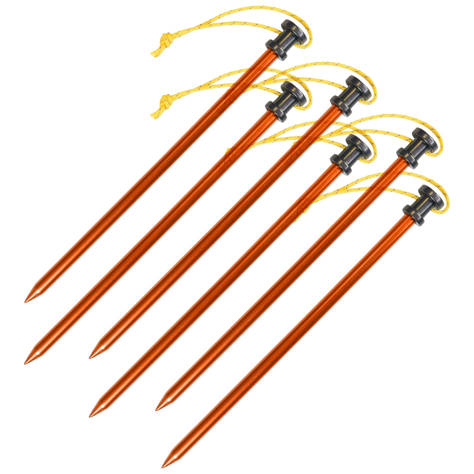 WECHSEL Piquet de sol pour roche Piquet de tuyau Clou pour roche Piquet de tente Clou de sol 20 cm de long Alu