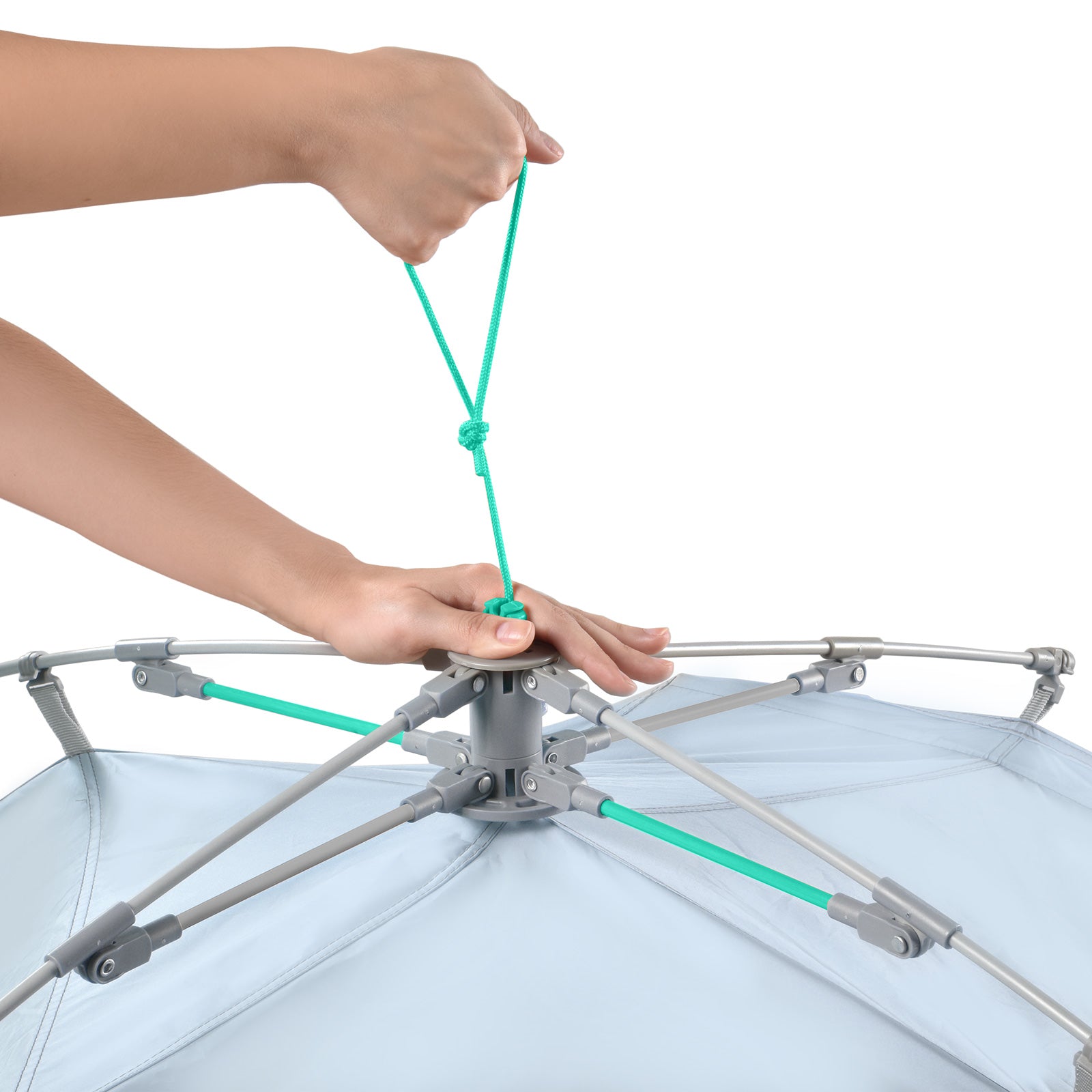 TERRA NATION Beach Shelter Hare Kohu rPET Automatic Seconds Beach Tent UPF50+