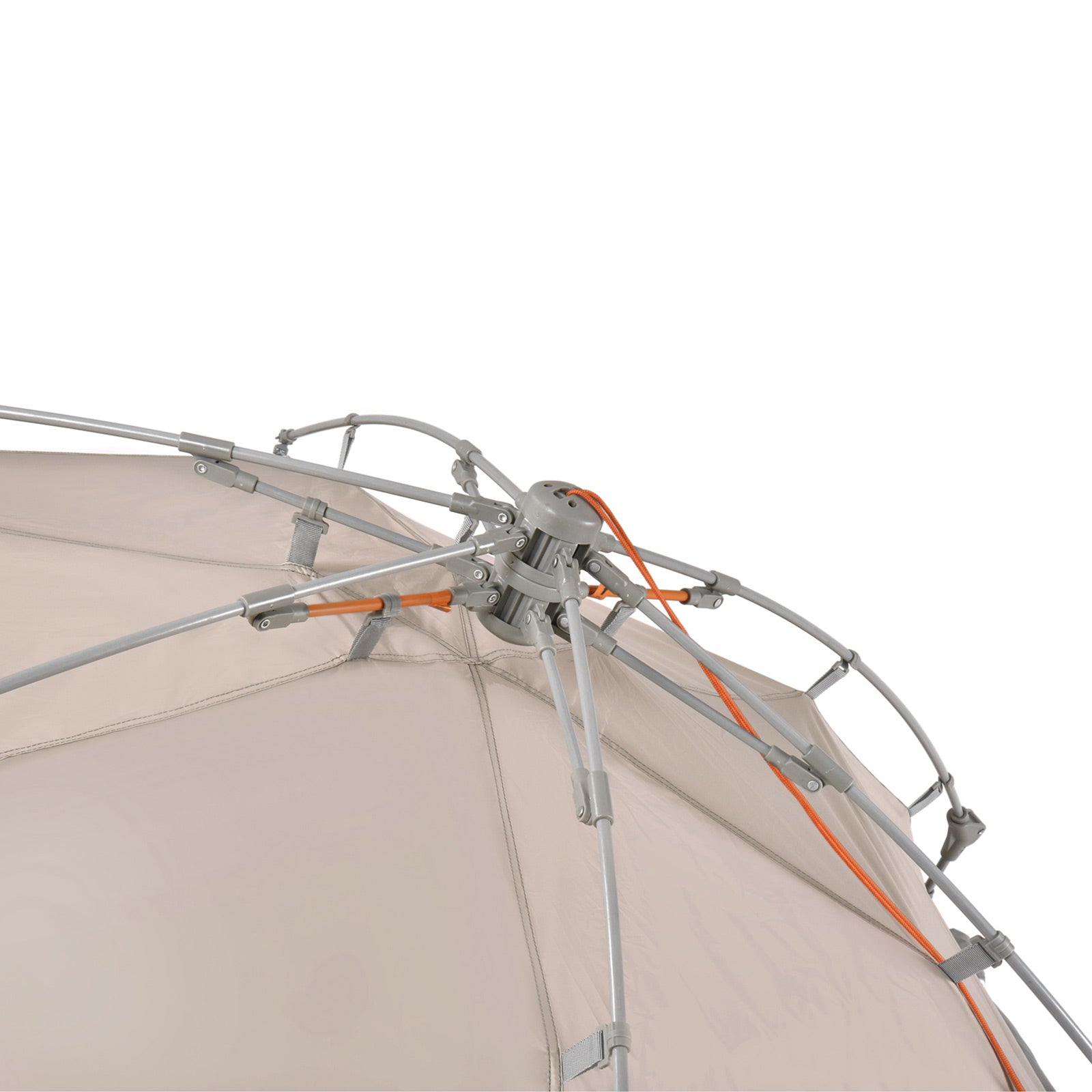 TERRA NATION Strandmuschel Kau Kohu rPET Automatik Sekunden Zelt UPF50+ Recycelt