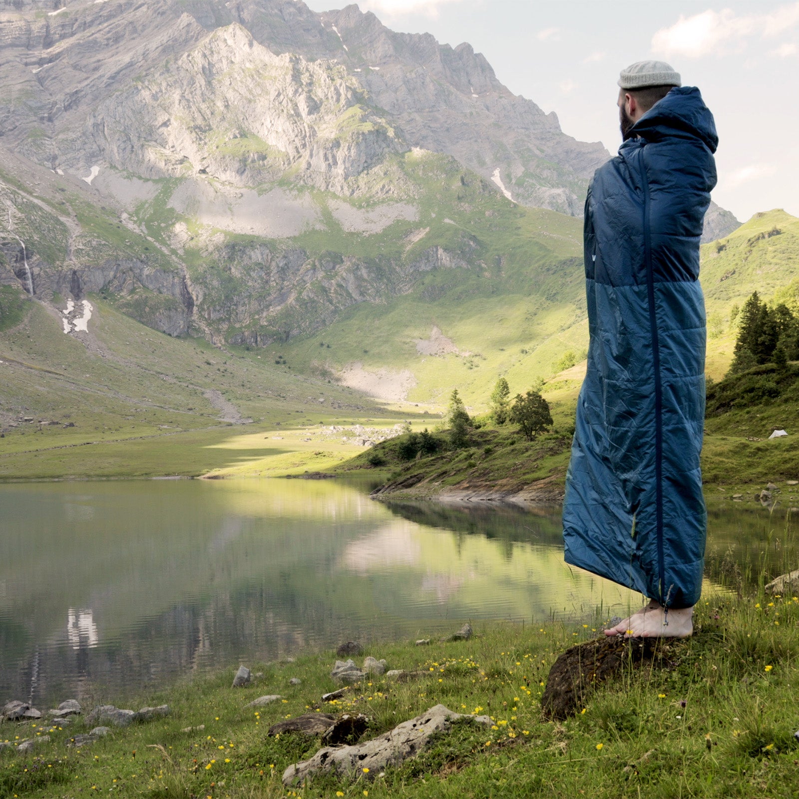 WECHSEL Deckenschlafsack Blues Summer Camping Trekking Sommer Schlafsack -5°C